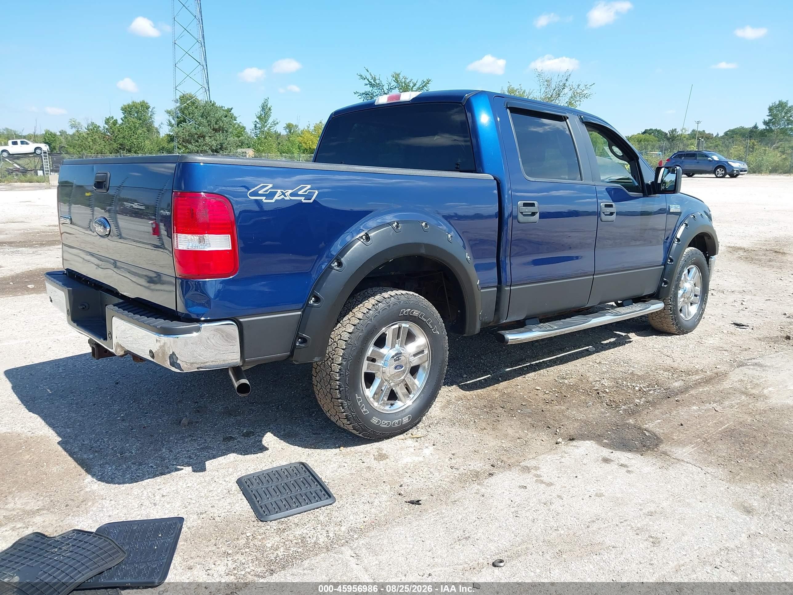 2008 Ford F-150 60th Anniversary/fx4/king Ranch/lariat/xlt Blue vin: 1FTPW14V58FA90747