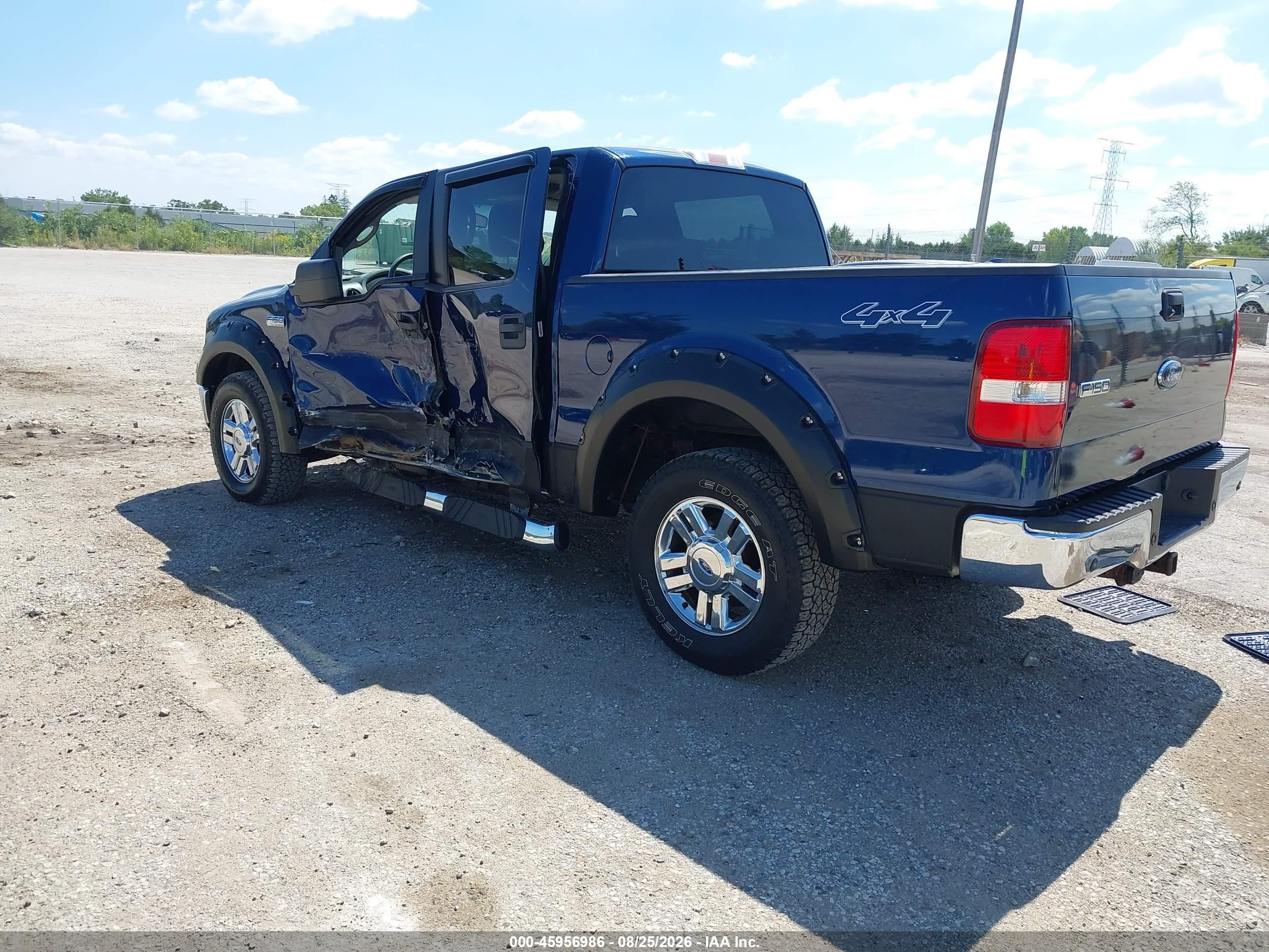 2008 Ford F-150 60th Anniversary/fx4/king Ranch/lariat/xlt Blue vin: 1FTPW14V58FA90747