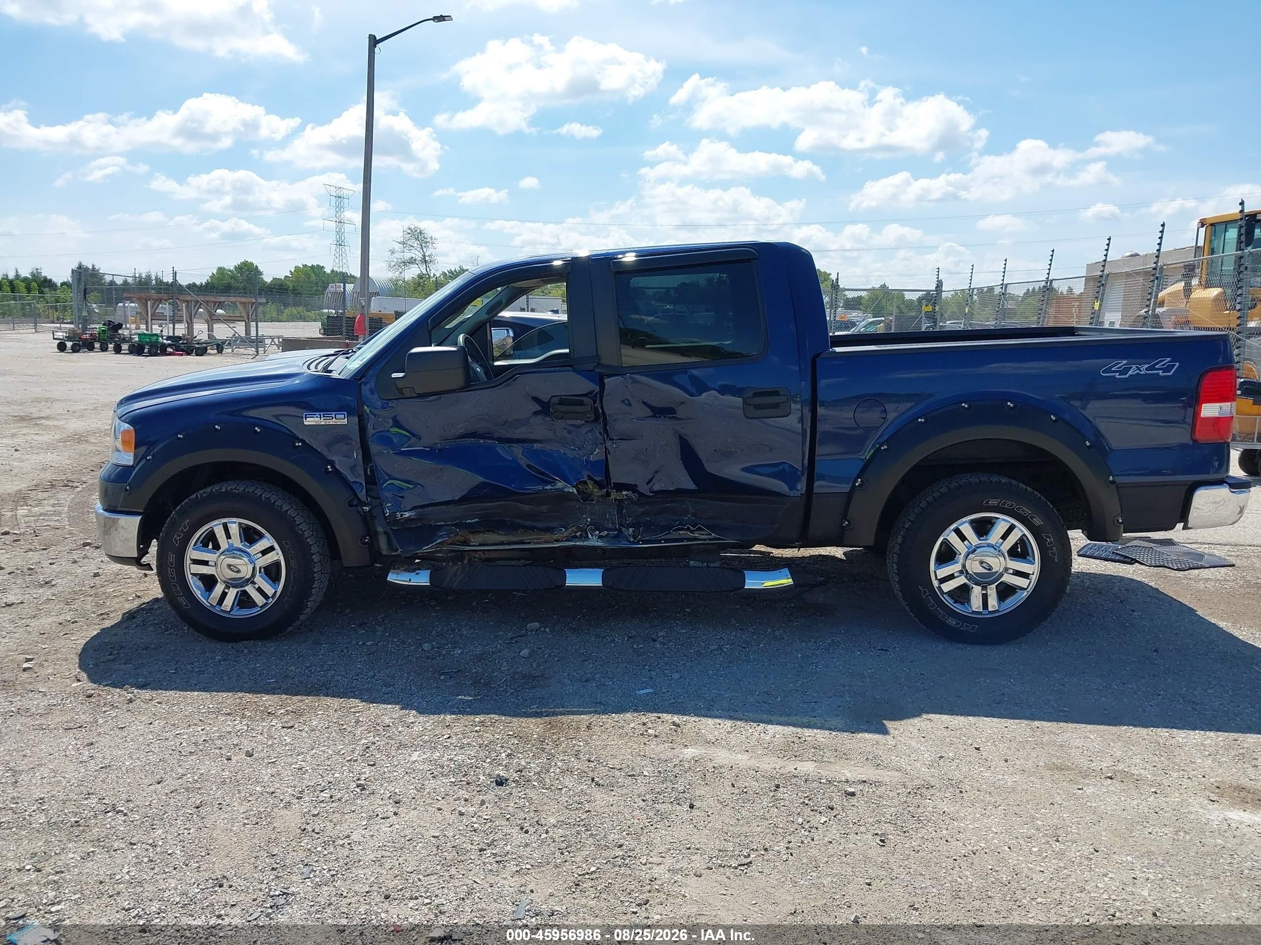 2008 Ford F-150 60th Anniversary/fx4/king Ranch/lariat/xlt Blue vin: 1FTPW14V58FA90747
