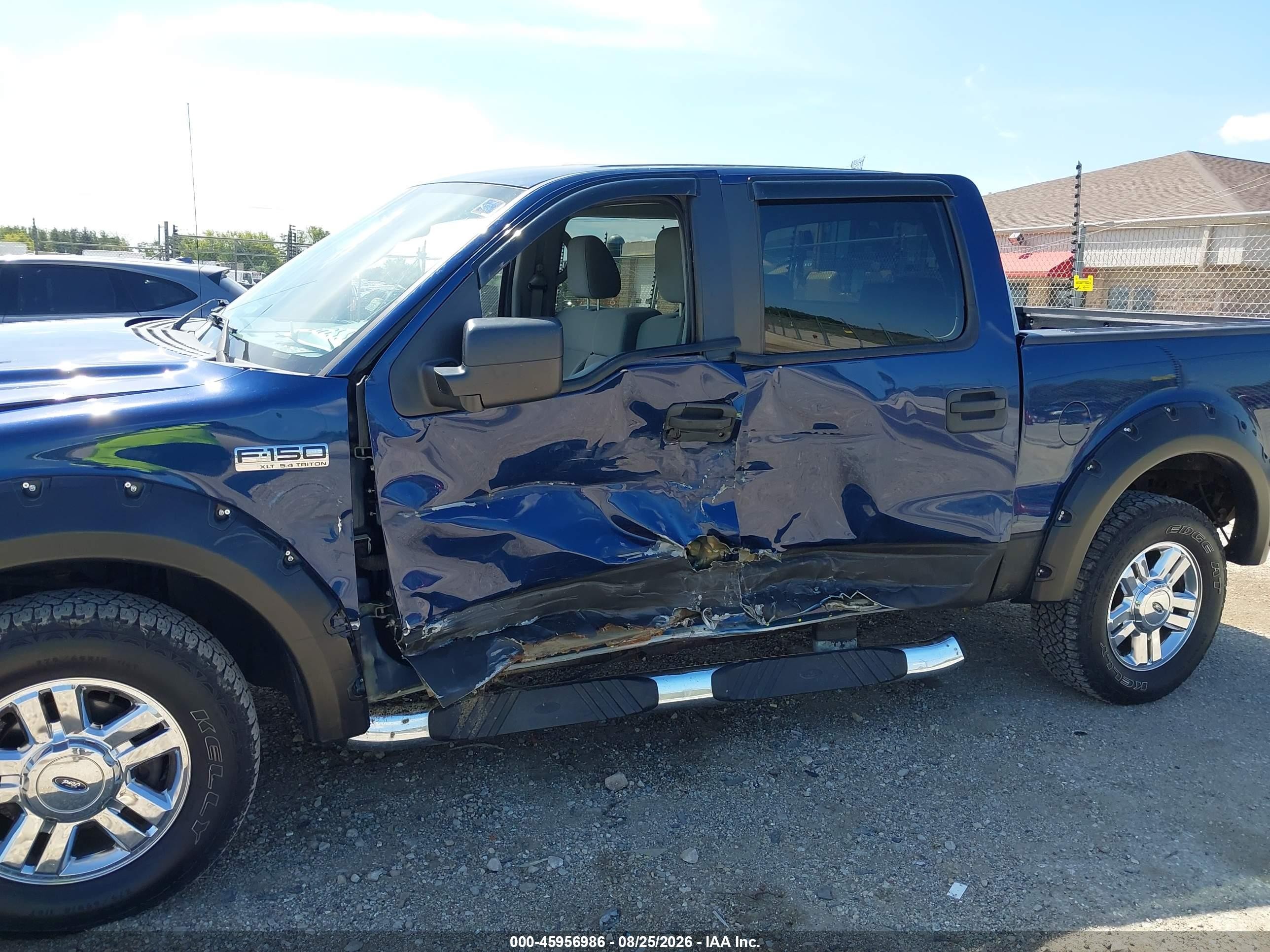 2008 Ford F-150 60th Anniversary/fx4/king Ranch/lariat/xlt Blue vin: 1FTPW14V58FA90747