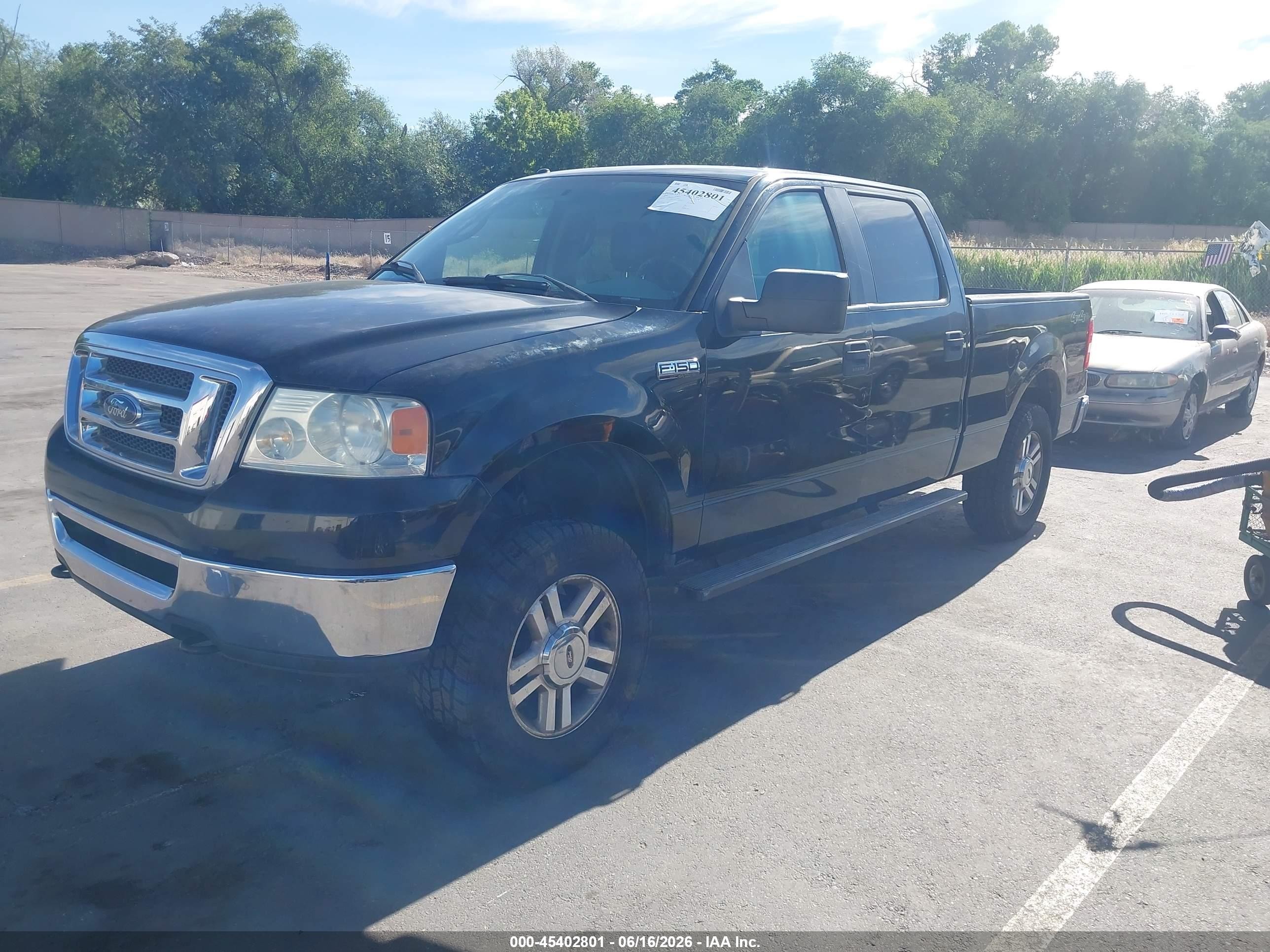 2008 Ford F-150 60th Anniversary/fx4/king Ranch/lariat/xlt Black vin: 1FTPW14V58FB34407