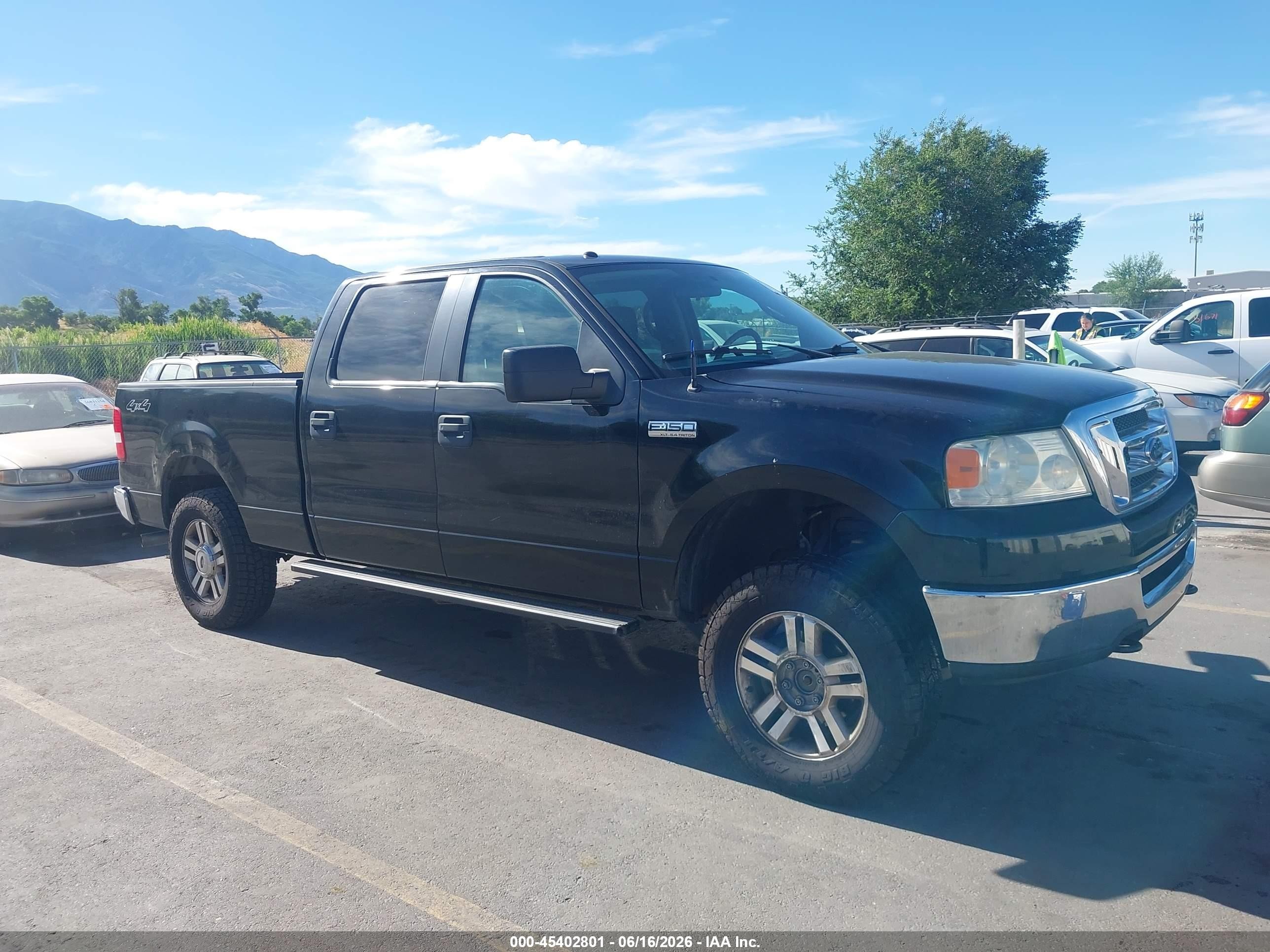 2008 Ford F-150 60th Anniversary/fx4/king Ranch/lariat/xlt Black vin: 1FTPW14V58FB34407