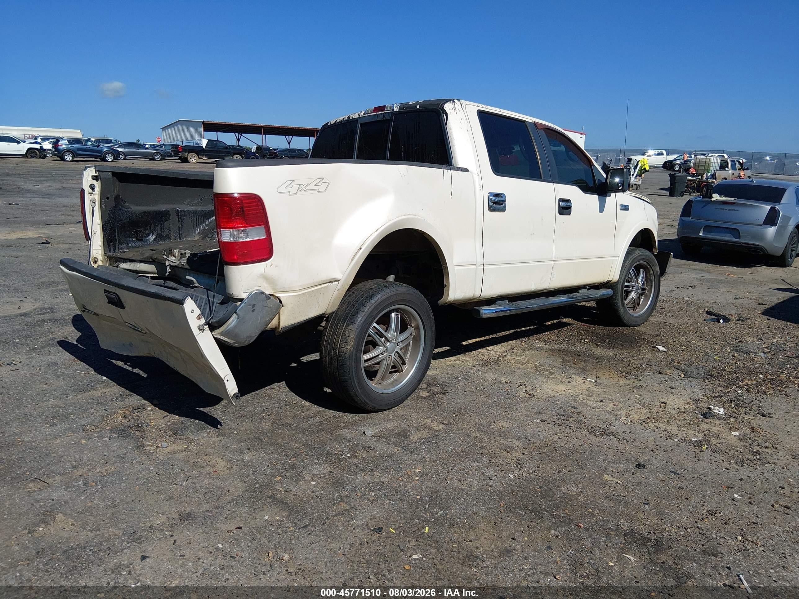 2008 Ford F-150   Белый vin: 1FTPW14V58FB60750