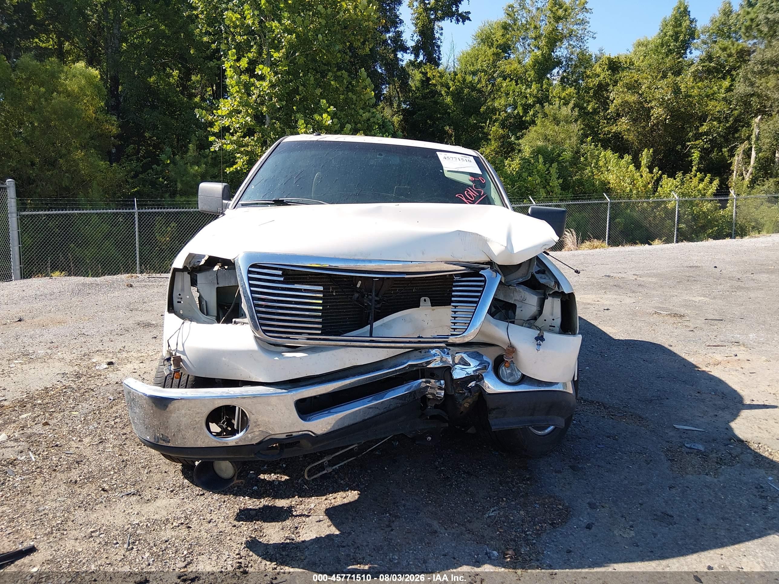 2008 Ford F-150   Белый vin: 1FTPW14V58FB60750