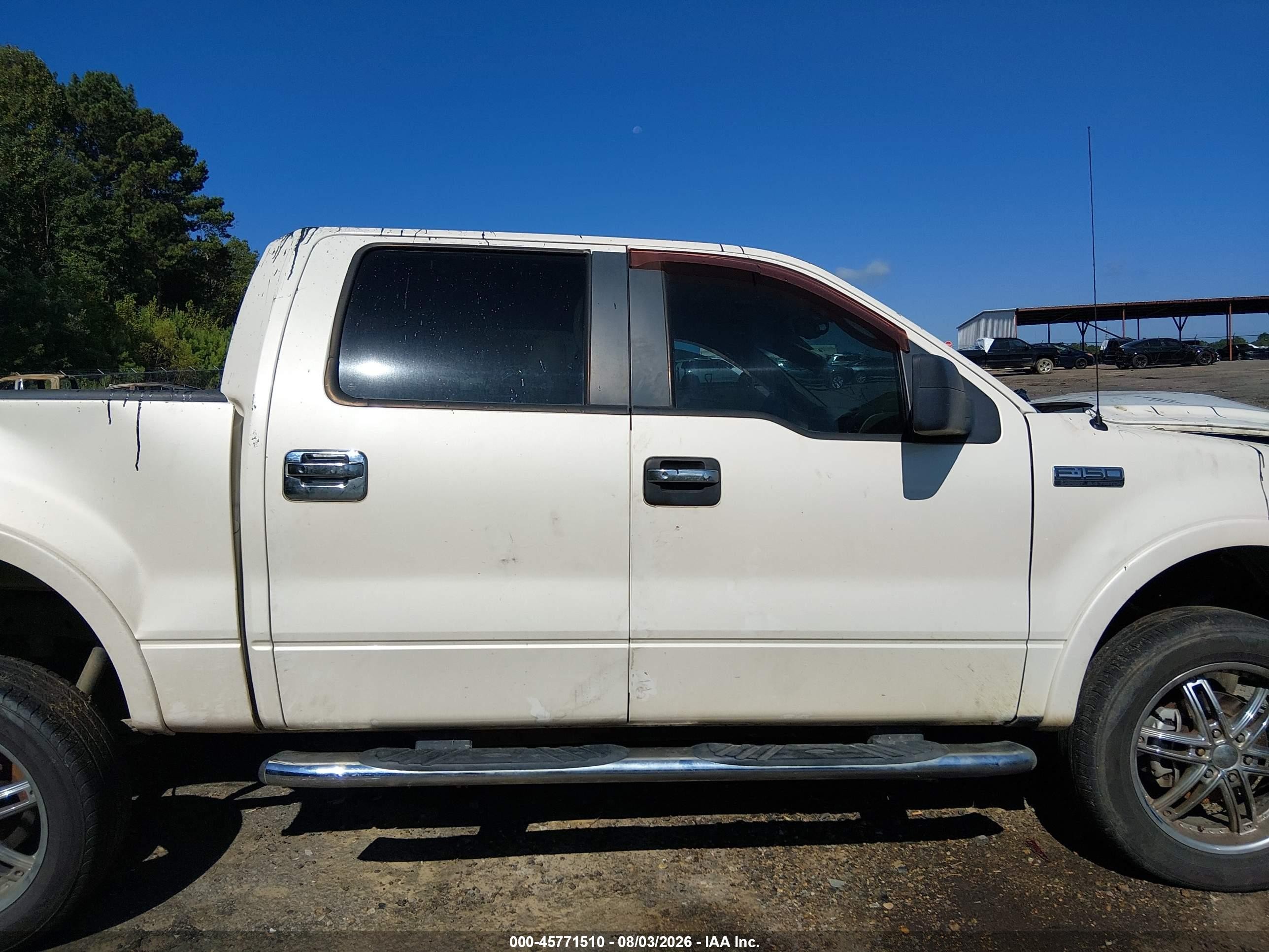 2008 Ford F-150   Белый vin: 1FTPW14V58FB60750