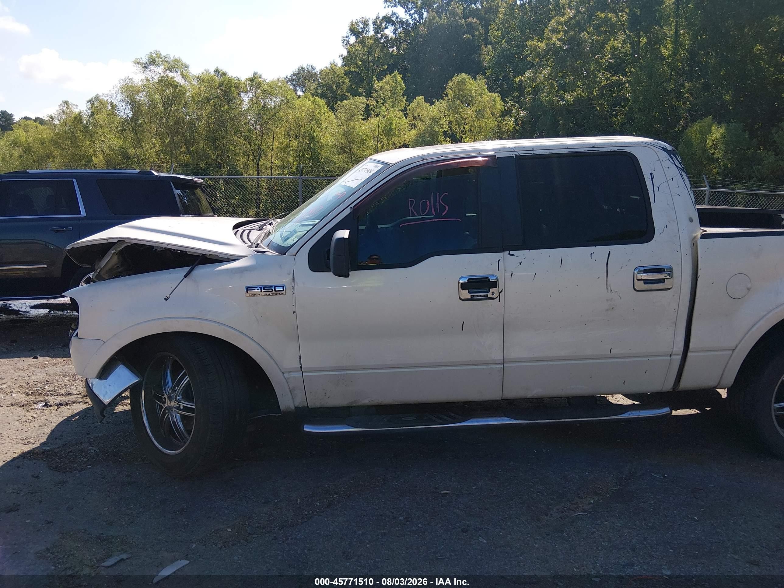 2008 Ford F-150   Белый vin: 1FTPW14V58FB60750