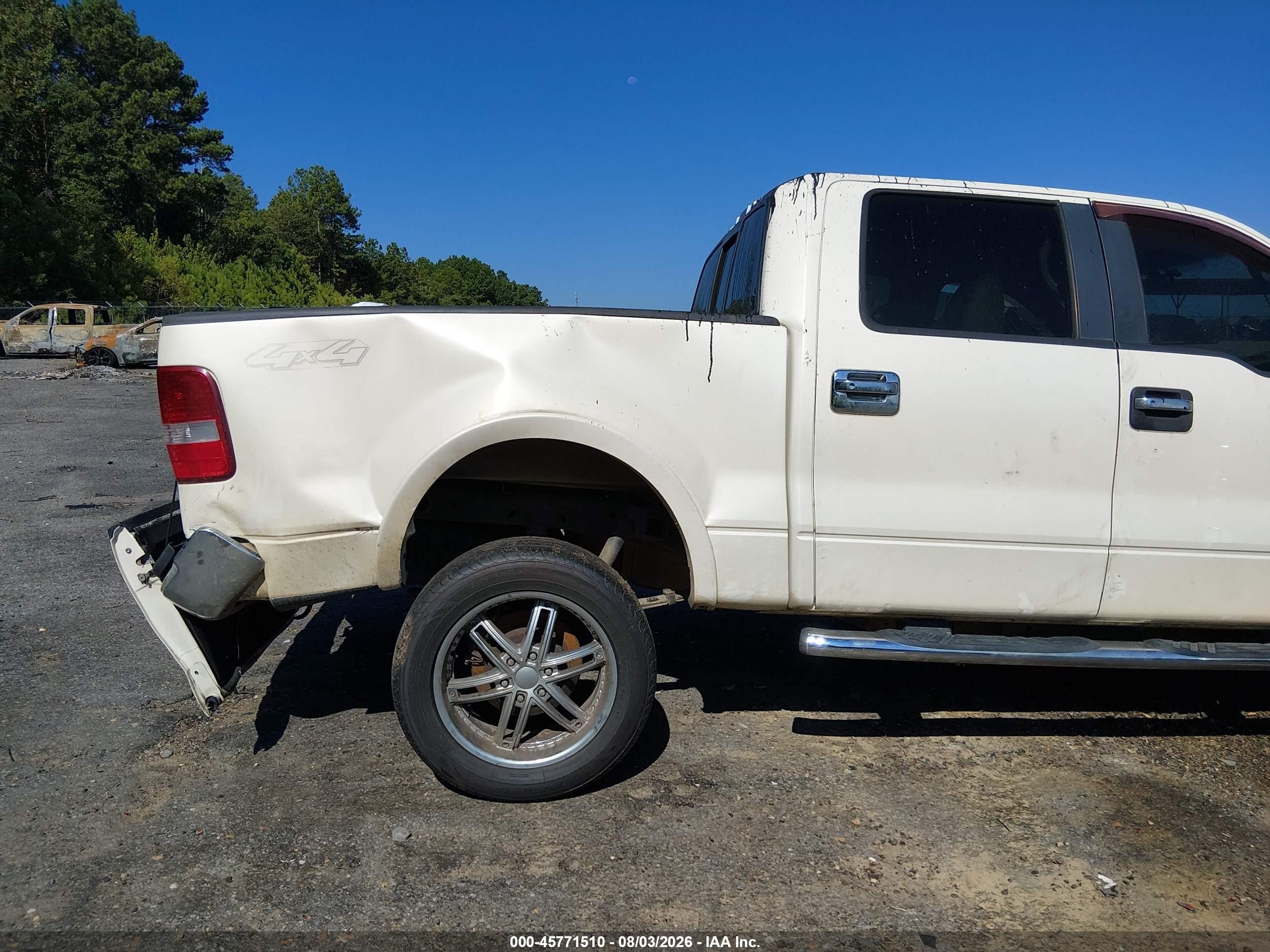 2008 Ford F-150   Белый vin: 1FTPW14V58FB60750