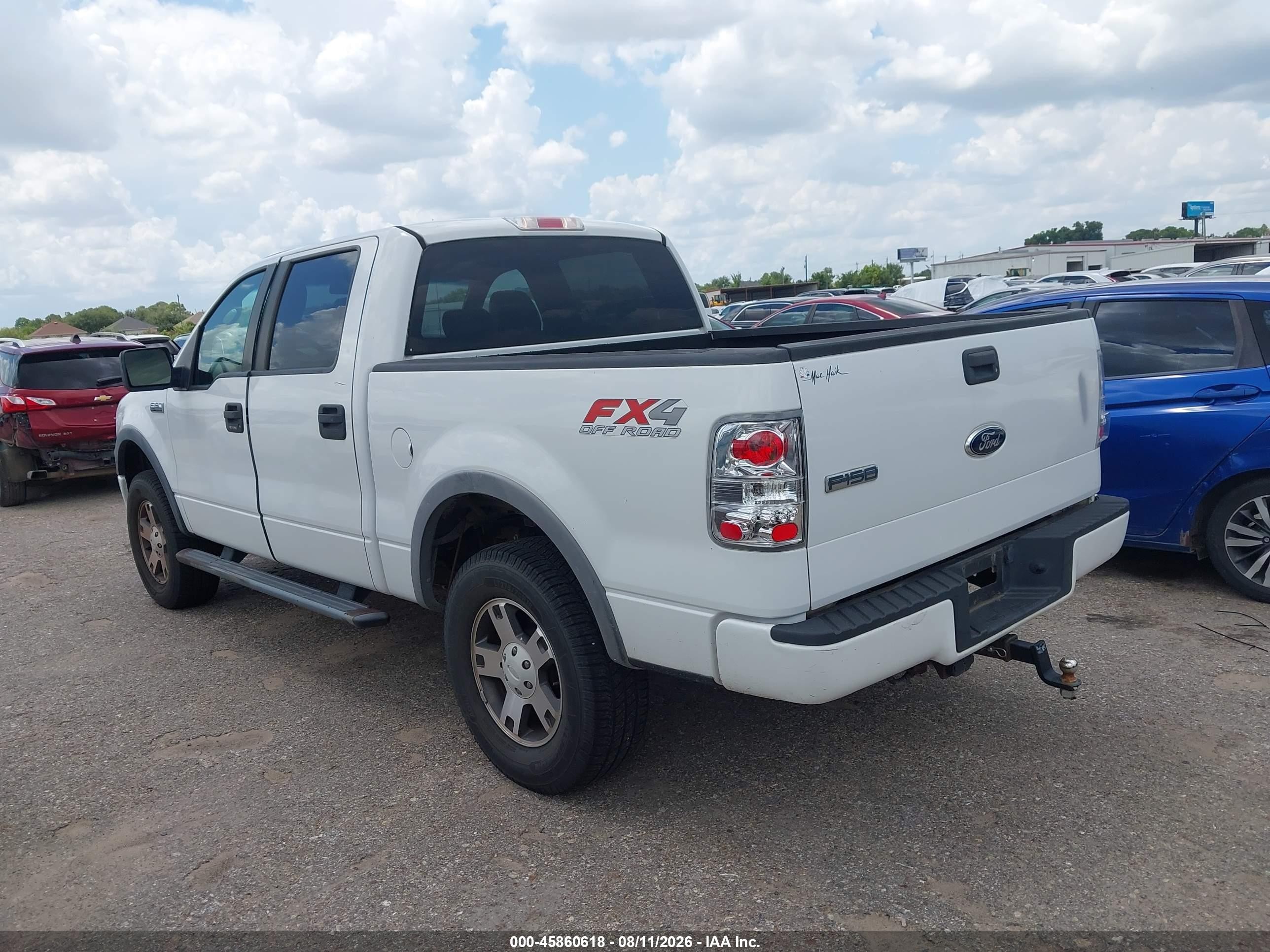 2008 Ford F-150 60th Anniversary/fx4/king Ranch/lariat/xlt White vin: 1FTPW14V58FB99290