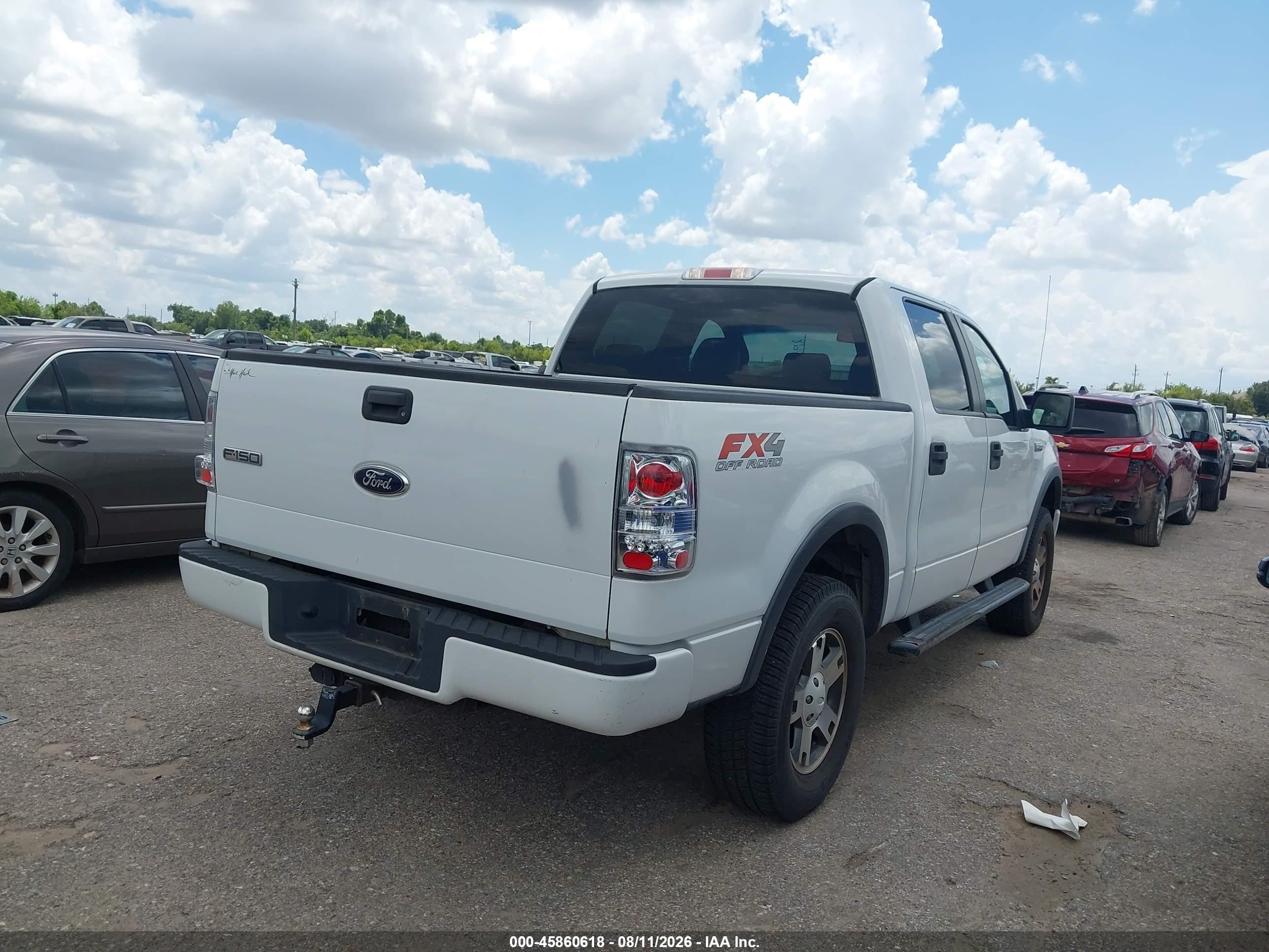 2008 Ford F-150 60th Anniversary/fx4/king Ranch/lariat/xlt White vin: 1FTPW14V58FB99290