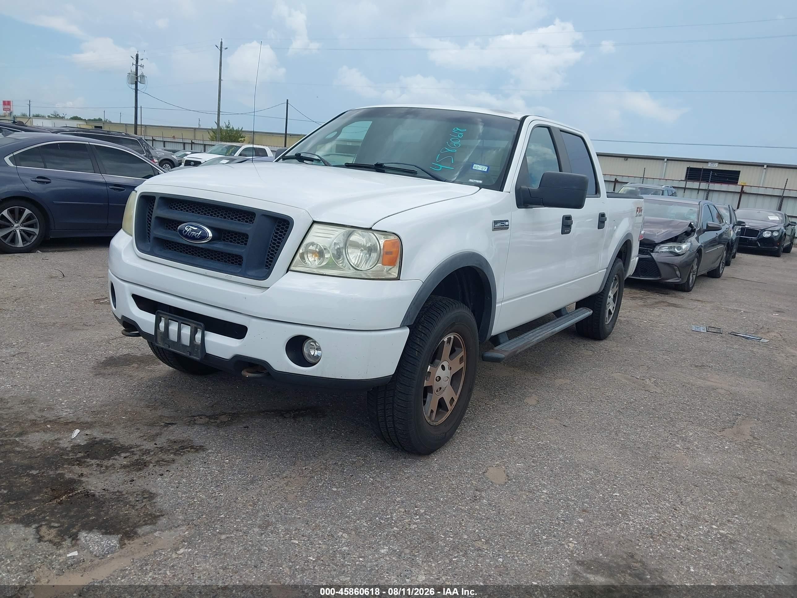 2008 Ford F-150 60th Anniversary/fx4/king Ranch/lariat/xlt White vin: 1FTPW14V58FB99290