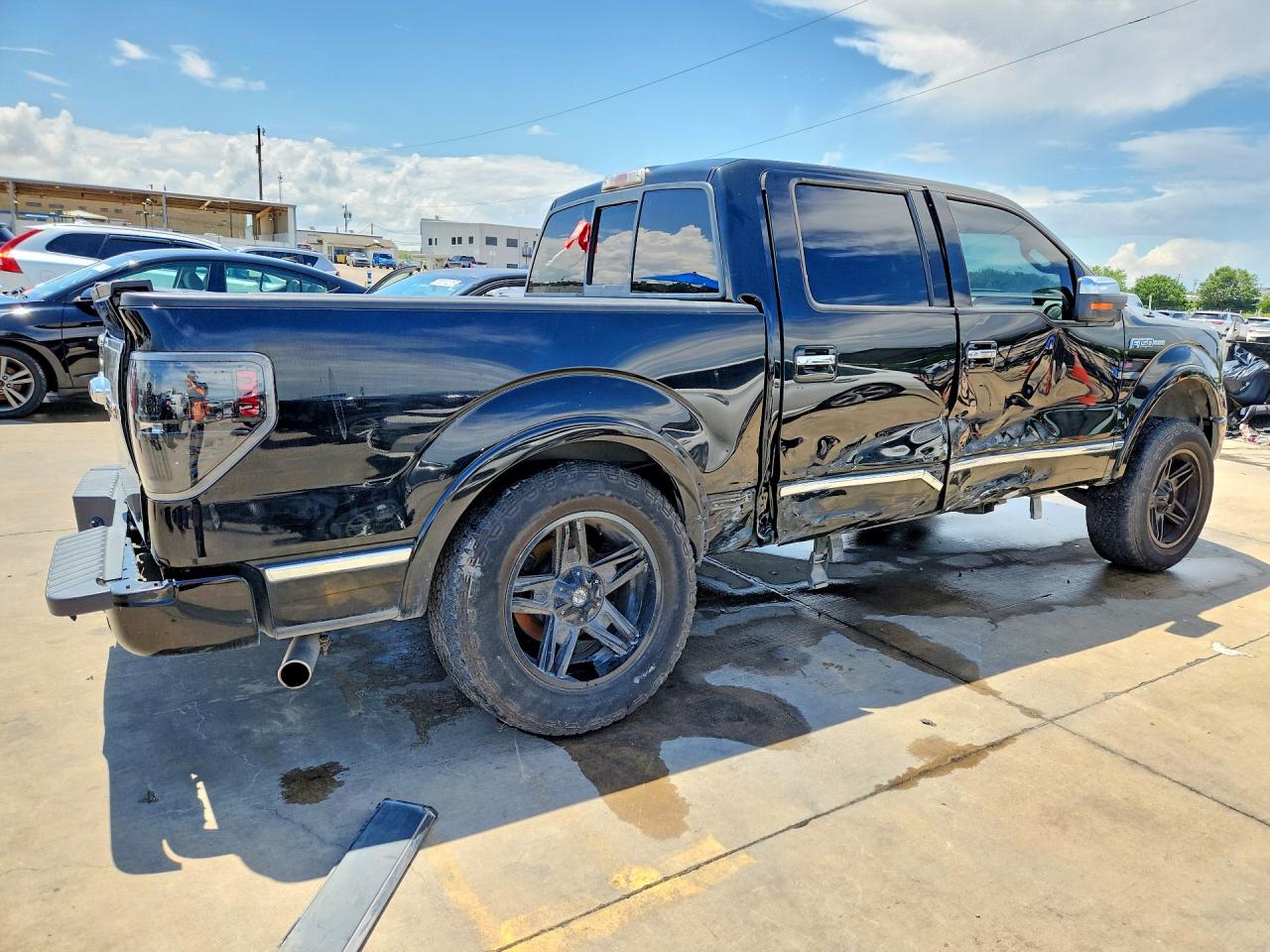 2009 Ford F150 Supercrew Black vin: 1FTPW14V59FA58429