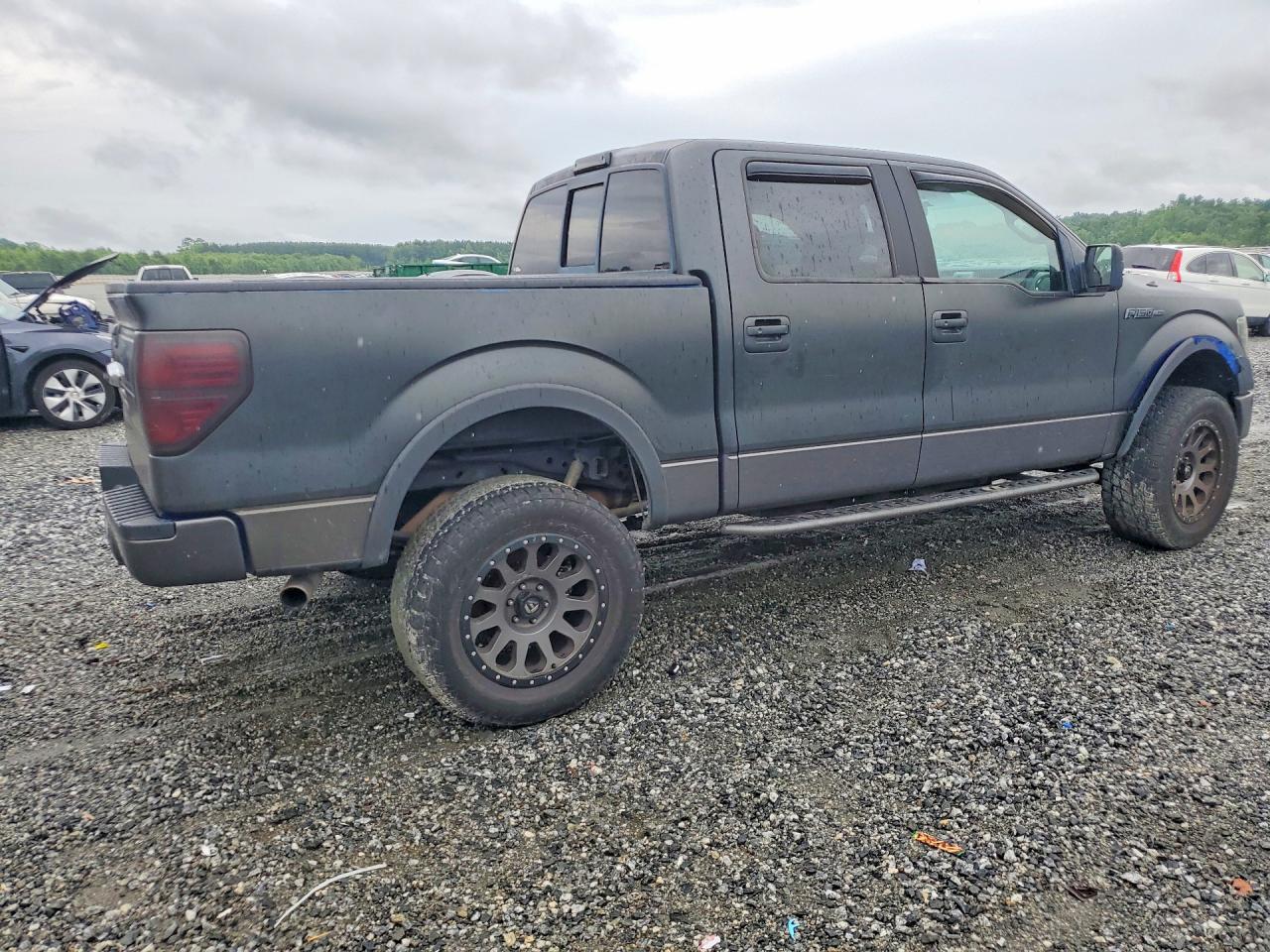 2009 Ford F150 Supercrew Black vin: 1FTPW14V59FA67745
