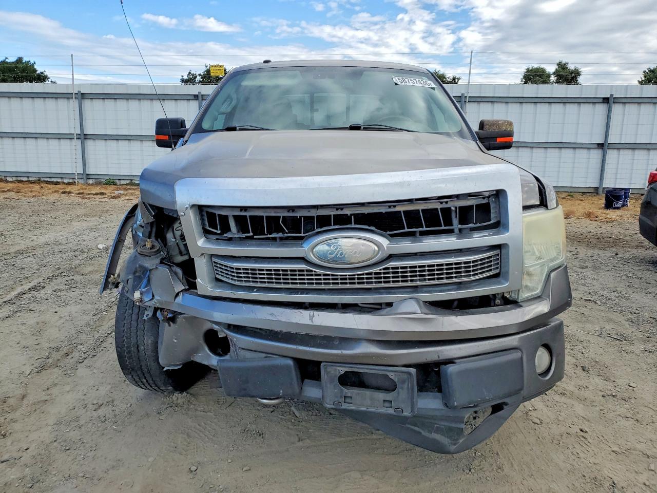 2009 Ford F150 Supercrew Серый vin: 1FTPW14V59FA74680