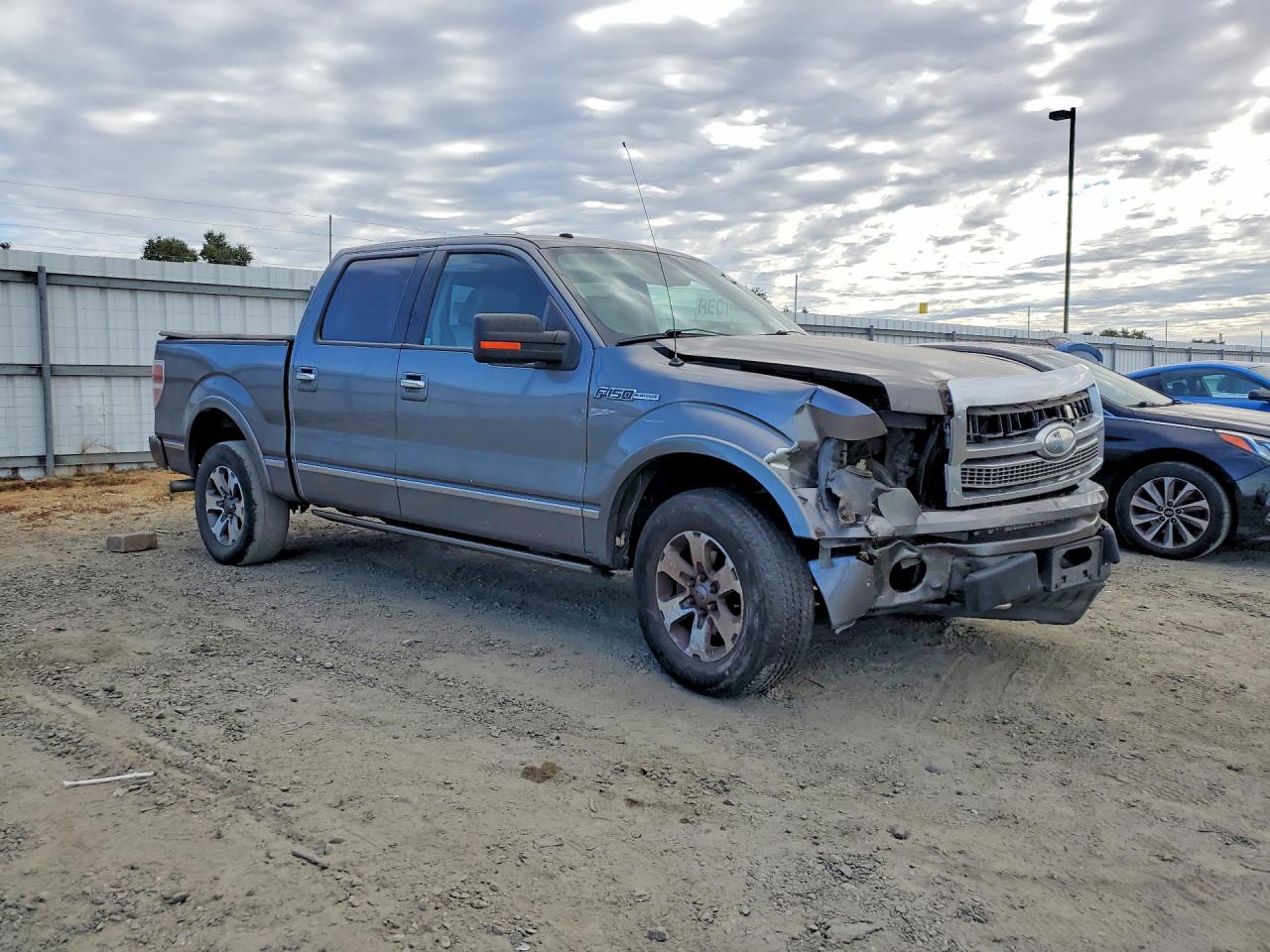2009 Ford F150 Supercrew Серый vin: 1FTPW14V59FA74680