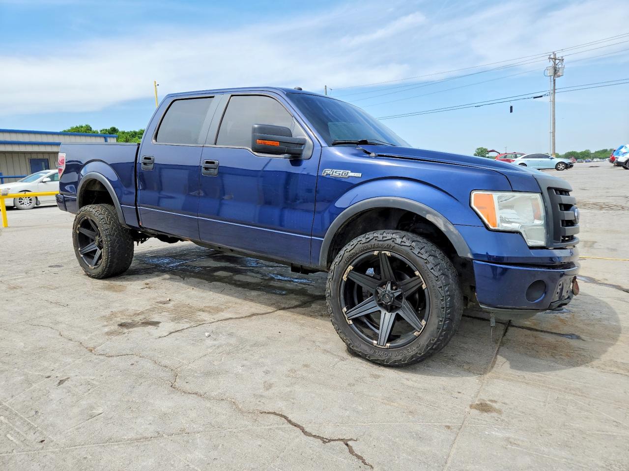 2009 Ford F150 Supercrew Blue vin: 1FTPW14V59FB02106