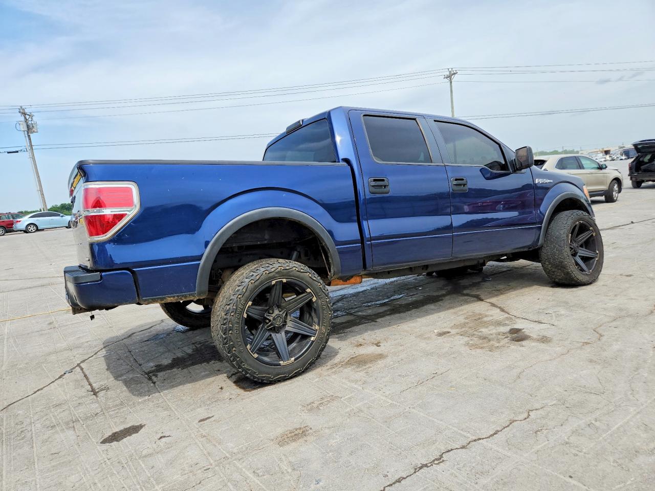 2009 Ford F150 Supercrew Blue vin: 1FTPW14V59FB02106