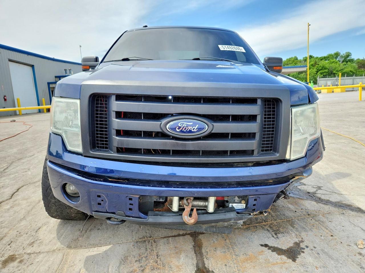 2009 Ford F150 Supercrew Blue vin: 1FTPW14V59FB02106