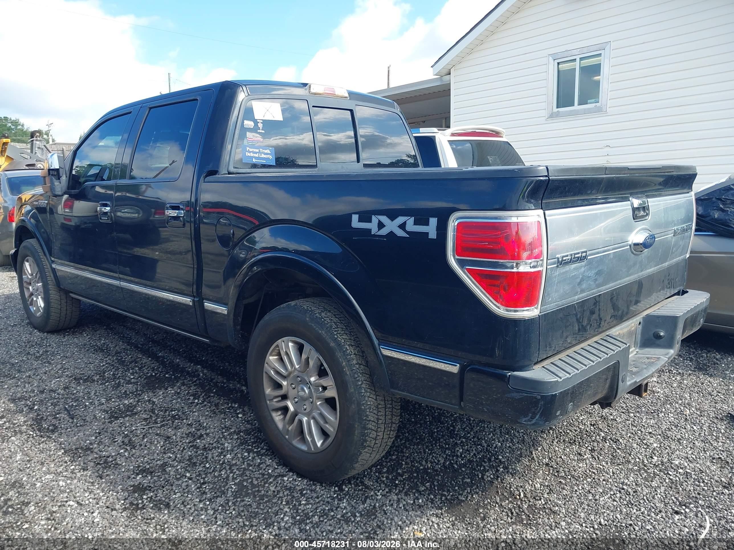 2009 Ford F-150 Fx4/king Ranch/lariat/platinum/xl/xlt Black vin: 1FTPW14V59FB26230