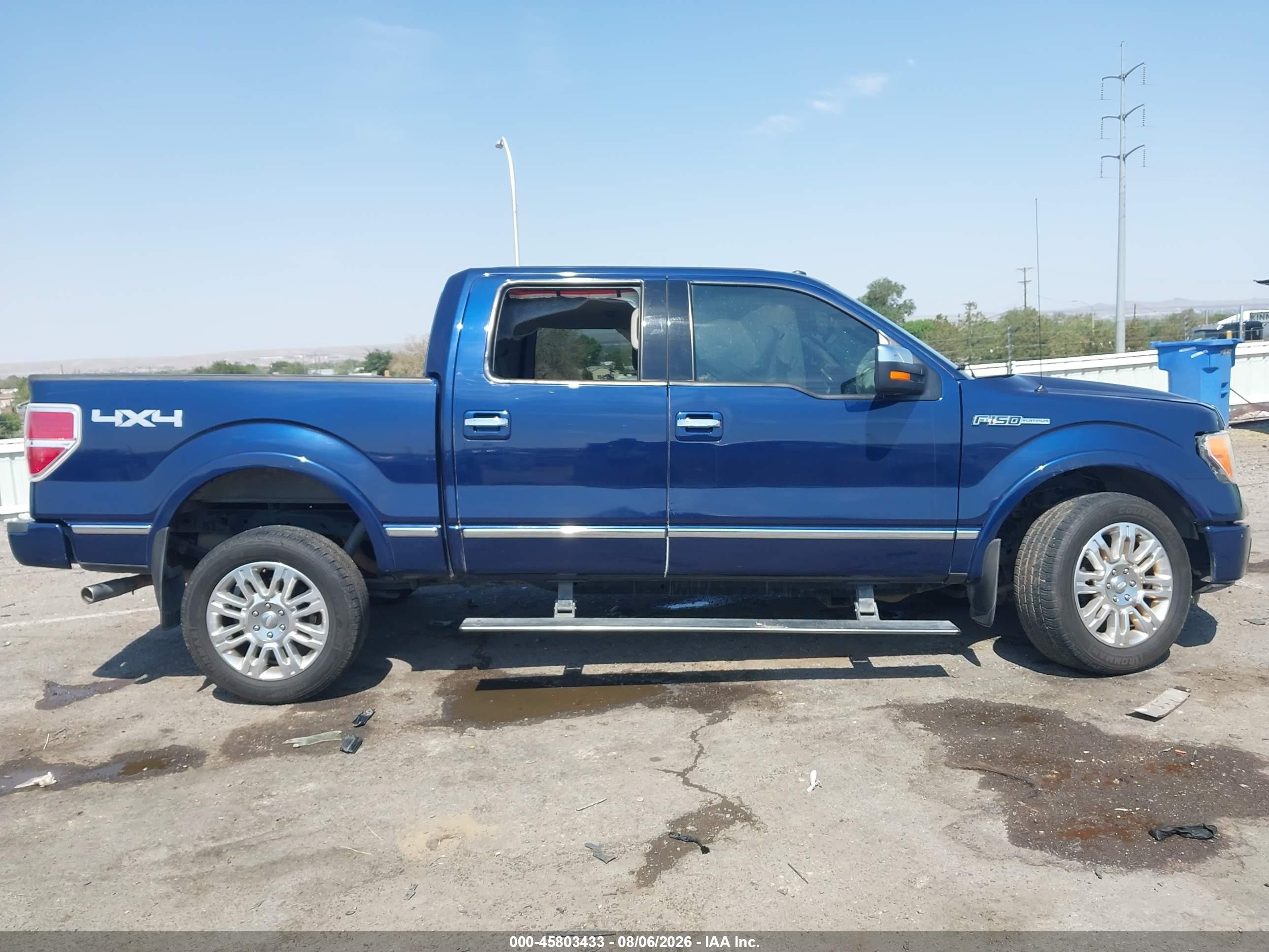2009 Ford F-150 Fx4/king Ranch/lariat/platinum/xl/xlt Blue vin: 1FTPW14V59FB26468