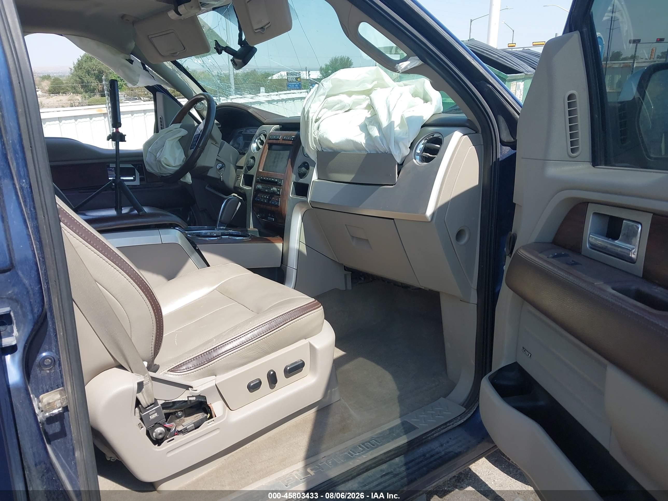 2009 Ford F-150 Fx4/king Ranch/lariat/platinum/xl/xlt Blue vin: 1FTPW14V59FB26468