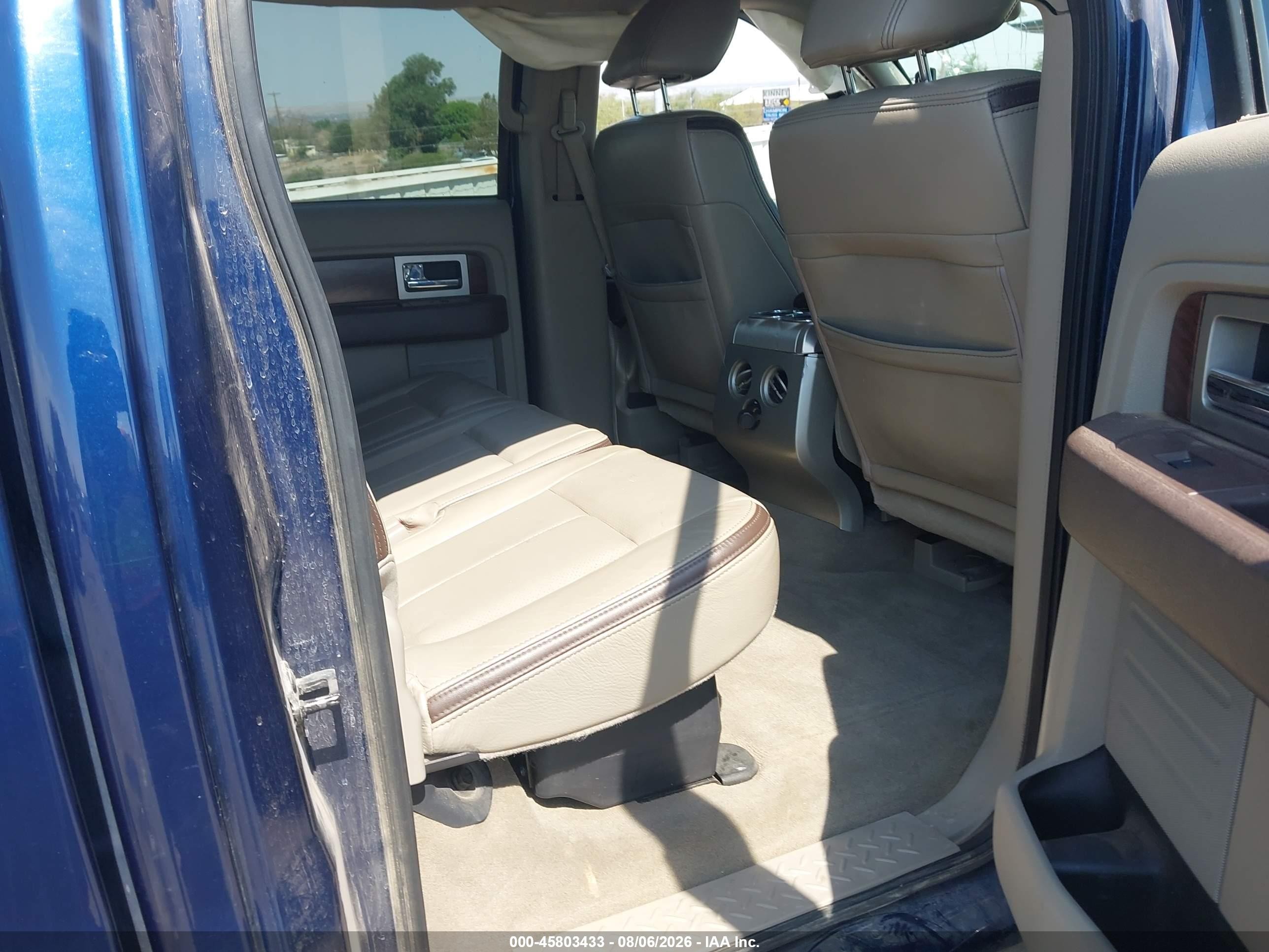 2009 Ford F-150 Fx4/king Ranch/lariat/platinum/xl/xlt Blue vin: 1FTPW14V59FB26468