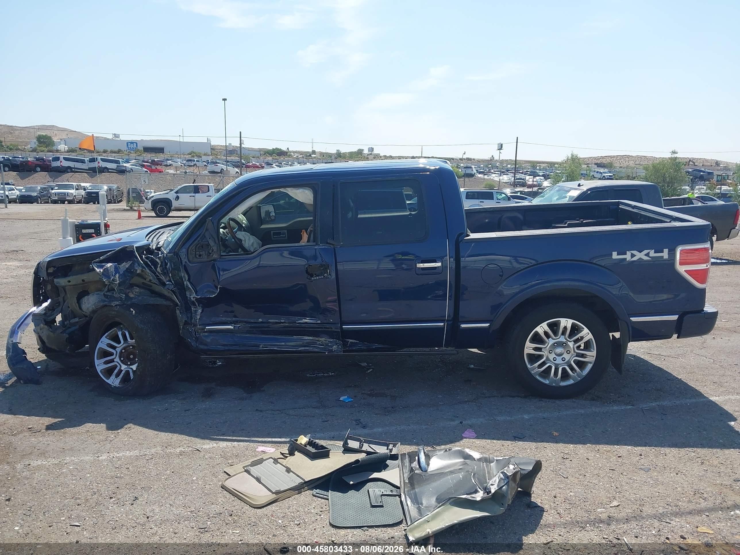 2009 Ford F-150 Fx4/king Ranch/lariat/platinum/xl/xlt Blue vin: 1FTPW14V59FB26468