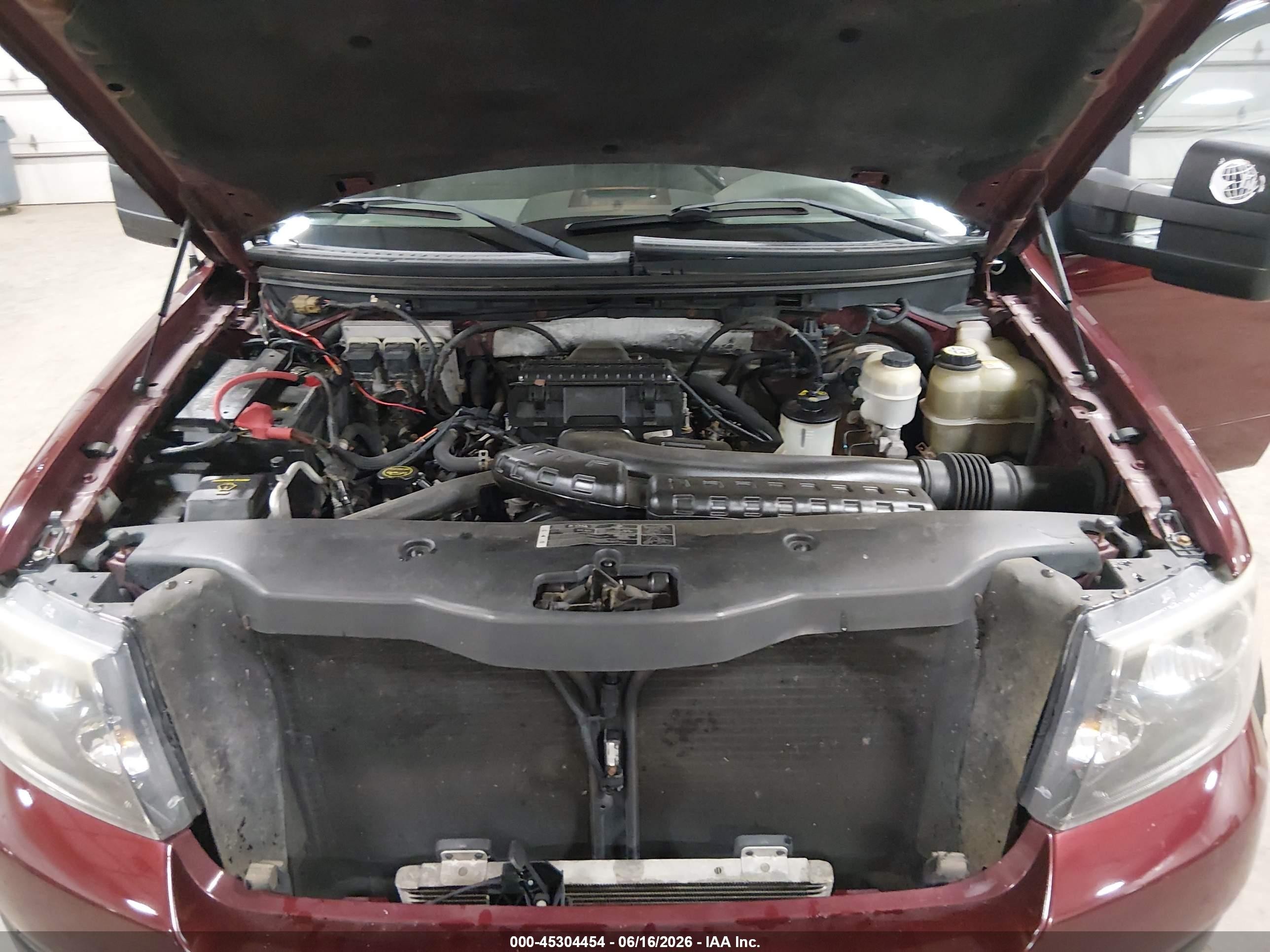 2006 Ford F-150 Fx4/lariat/xlt Maroon vin: 1FTPW14V66FB23316