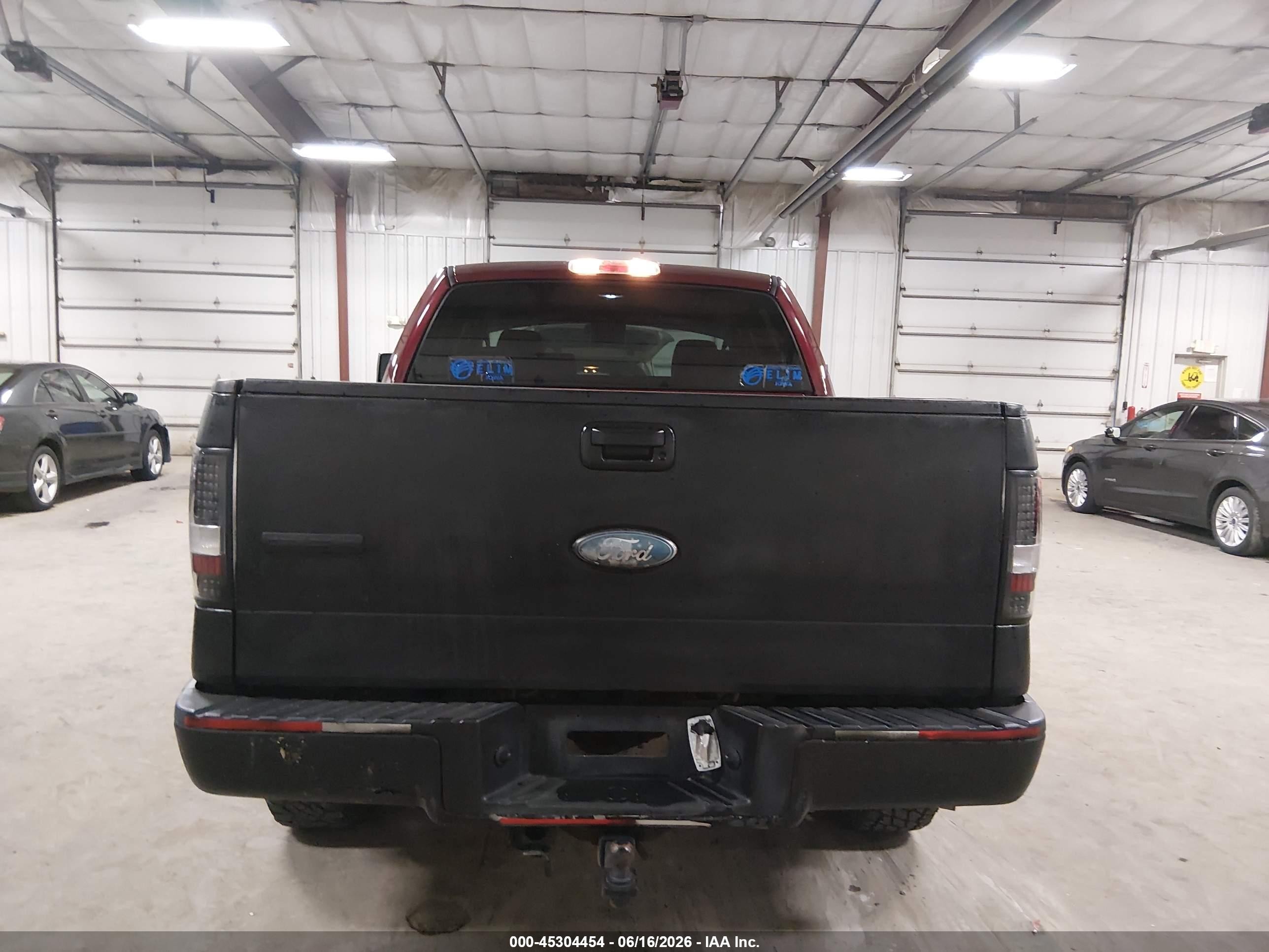2006 Ford F-150 Fx4/lariat/xlt Maroon vin: 1FTPW14V66FB23316