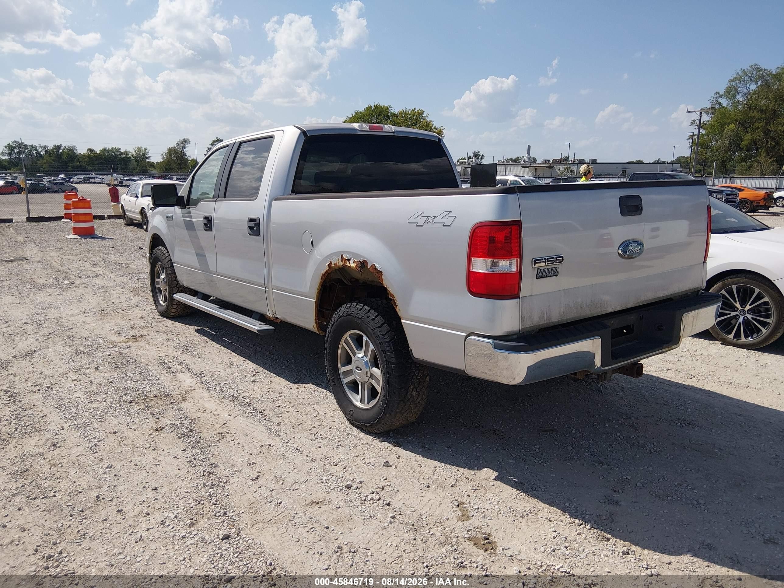 2006 Ford F-150 Fx4/lariat/xlt Gray vin: 1FTPW14V66FB77893