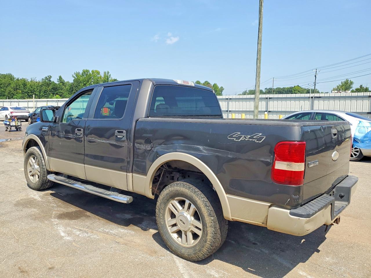 2007 Ford F150 Supercrew Gray vin: 1FTPW14V67FA32001