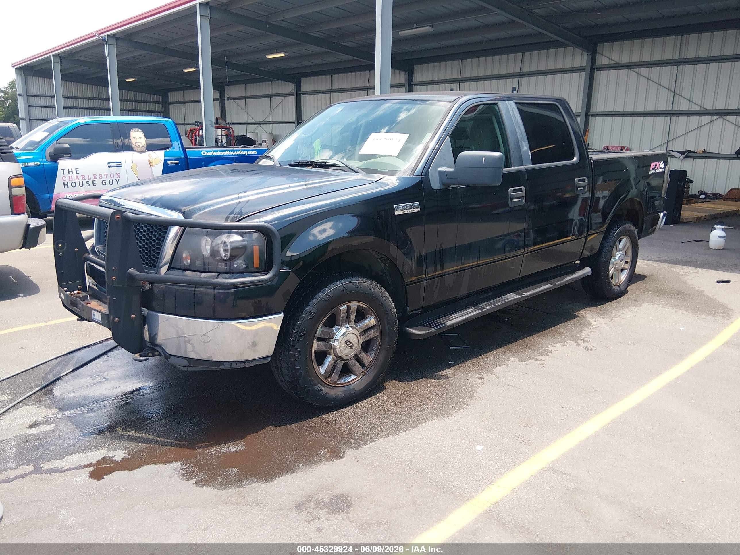 2007 Ford F-150 Fx4/lariat/xlt Black vin: 1FTPW14V67FA48991