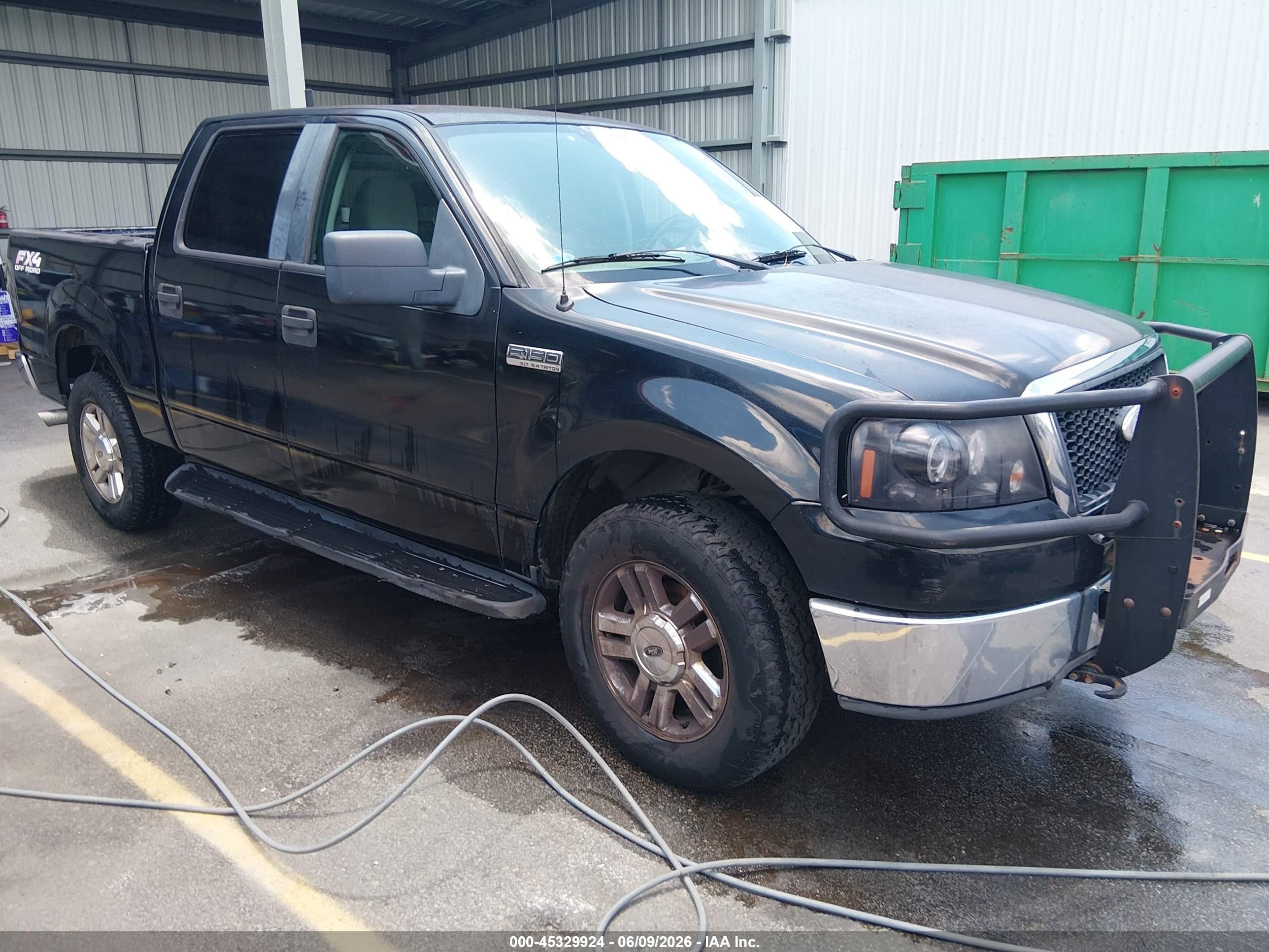 2007 Ford F-150 Fx4/lariat/xlt Black vin: 1FTPW14V67FA48991