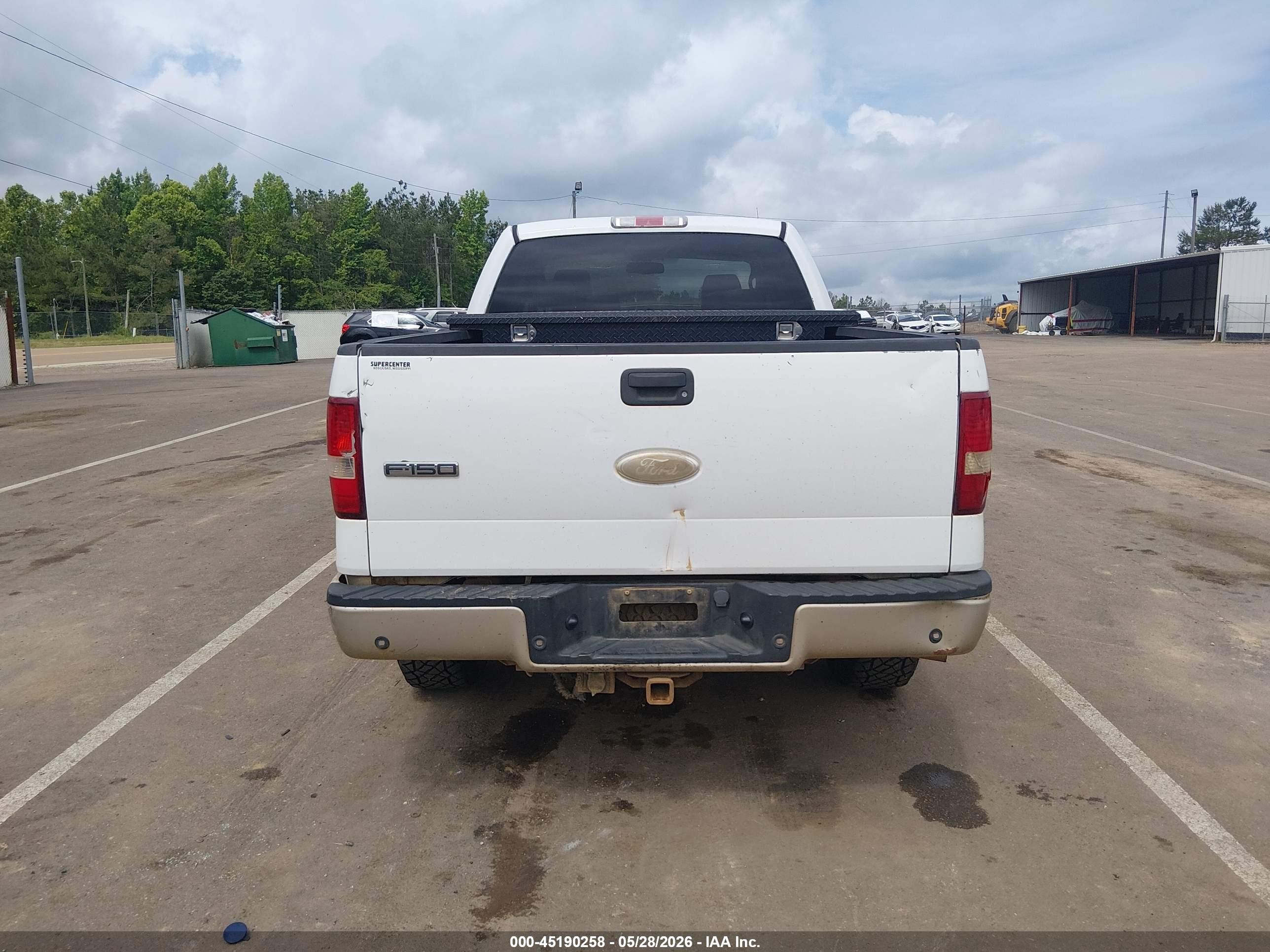 2007 Ford F-150 Fx4/lariat/xlt White vin: 1FTPW14V67FA58811