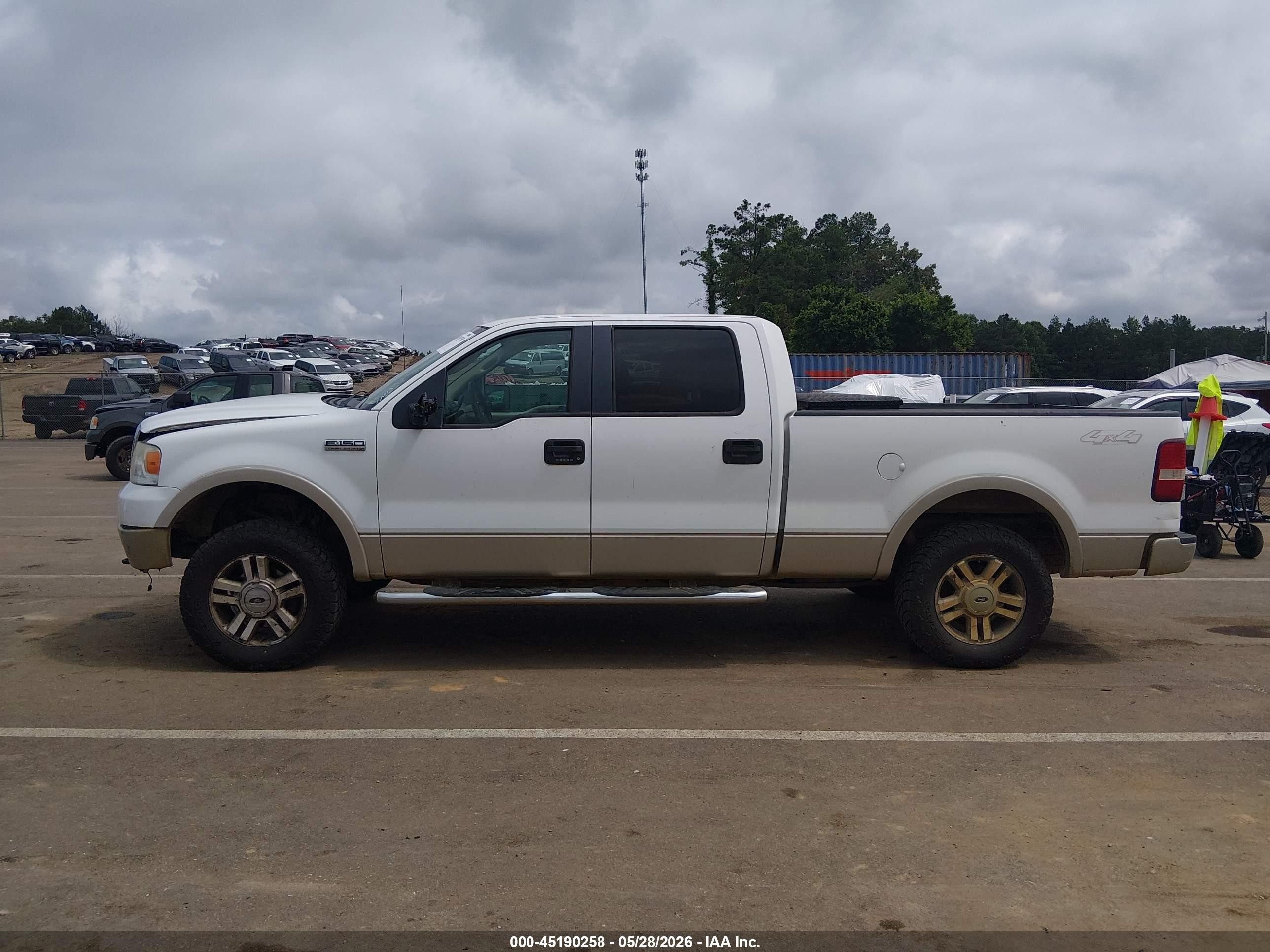 2007 Ford F-150 Fx4/lariat/xlt White vin: 1FTPW14V67FA58811
