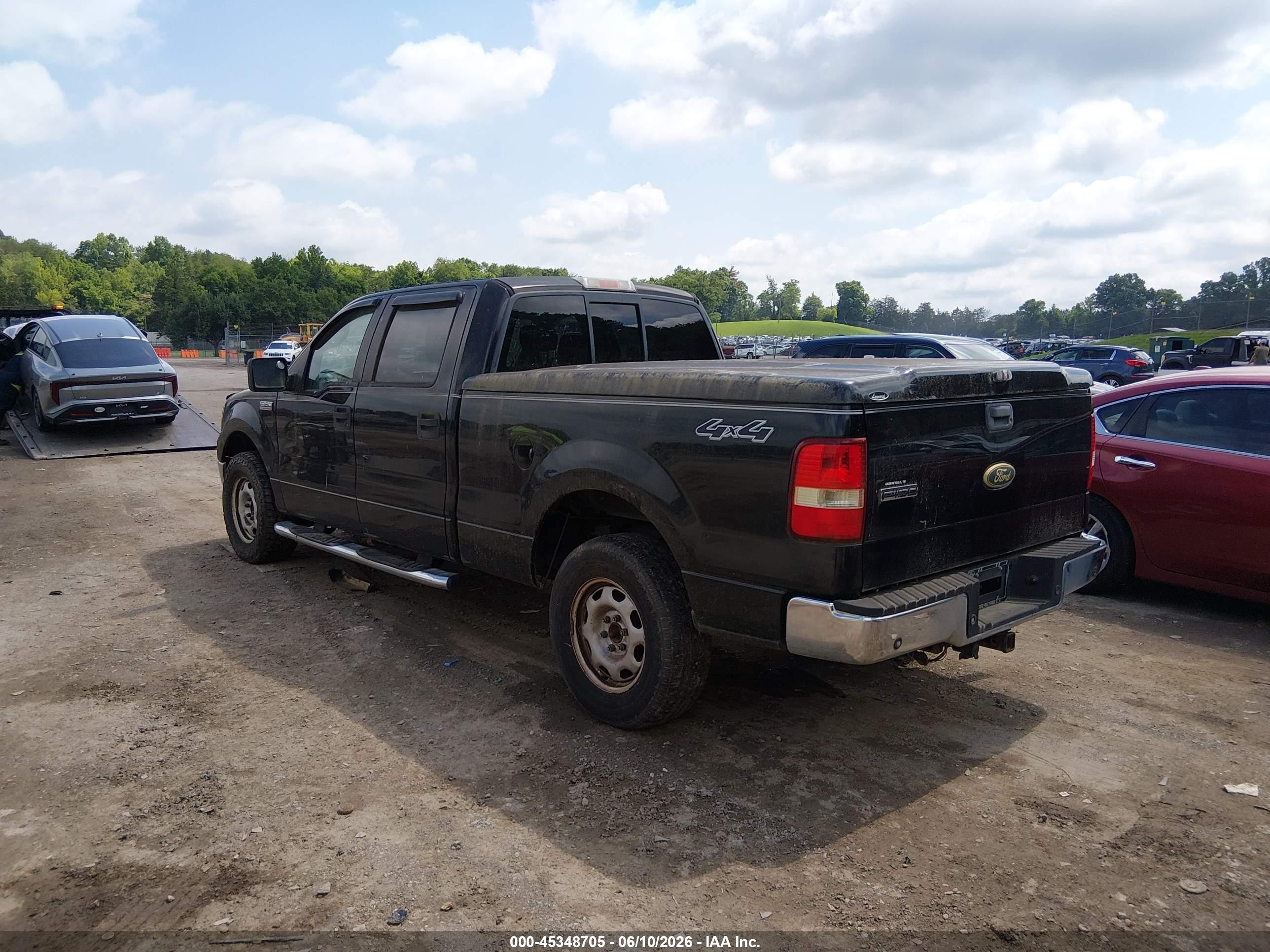 2007 Ford F-150 Fx4/lariat/xlt Black vin: 1FTPW14V67FA78122
