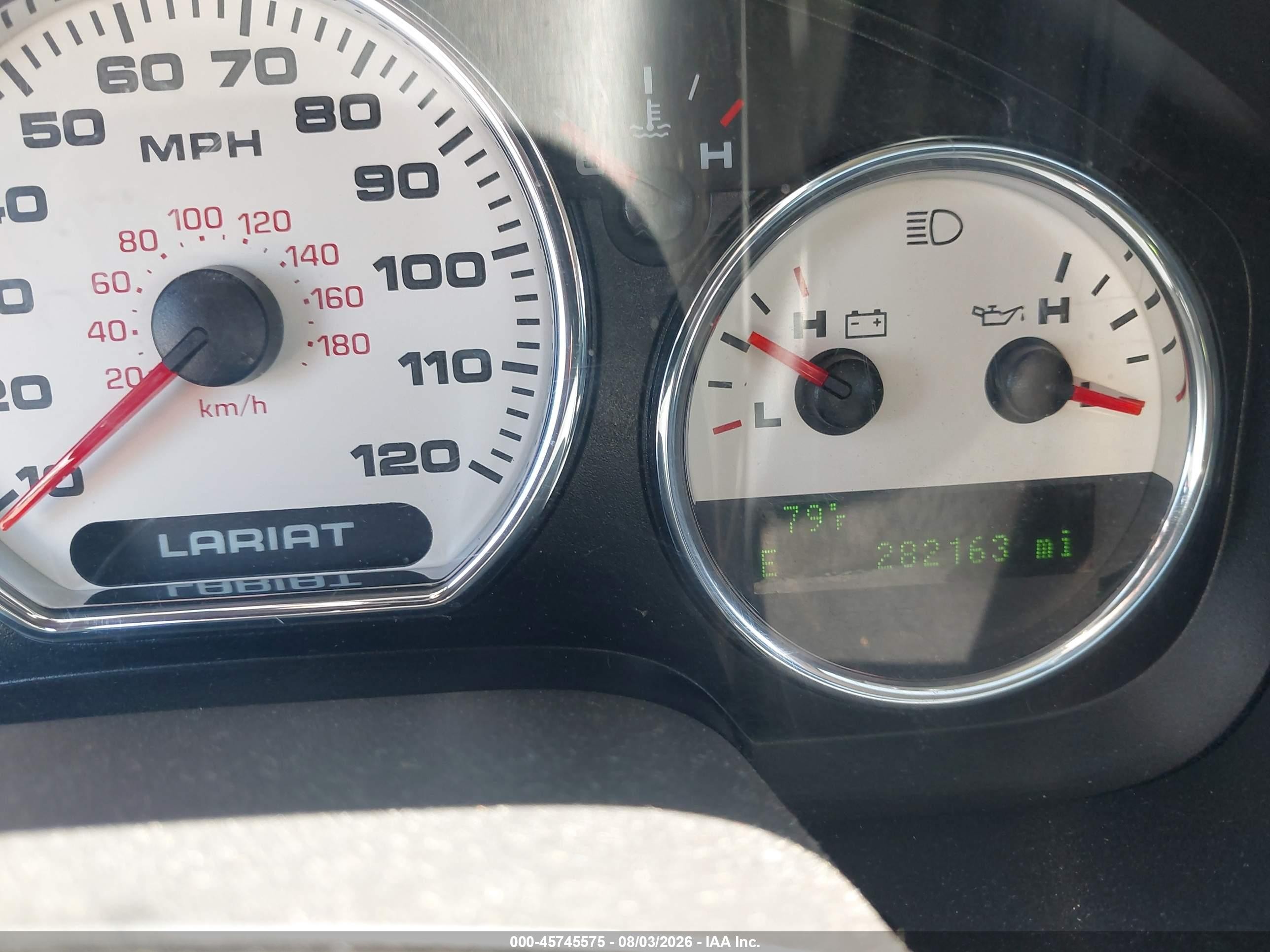 2007 Ford F-150 Fx4/lariat/xlt White vin: 1FTPW14V67FA80338