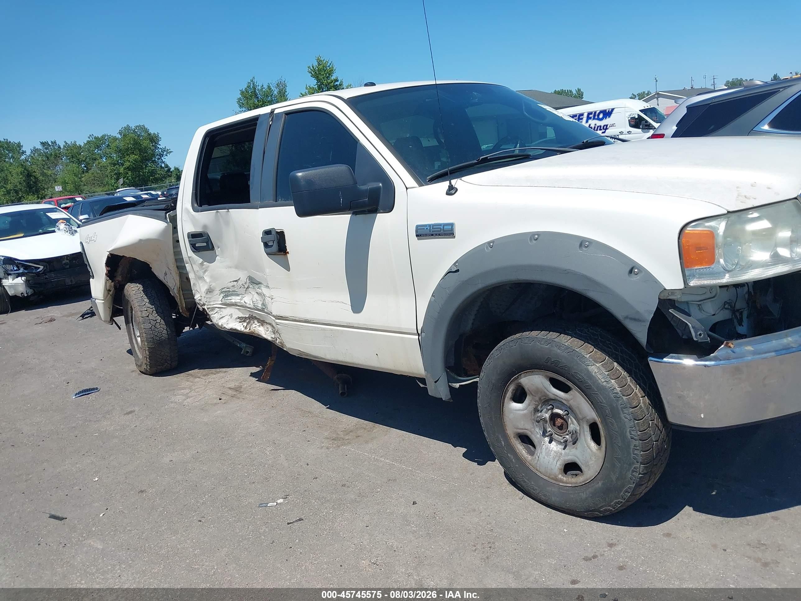 2007 Ford F-150 Fx4/lariat/xlt White vin: 1FTPW14V67FA80338
