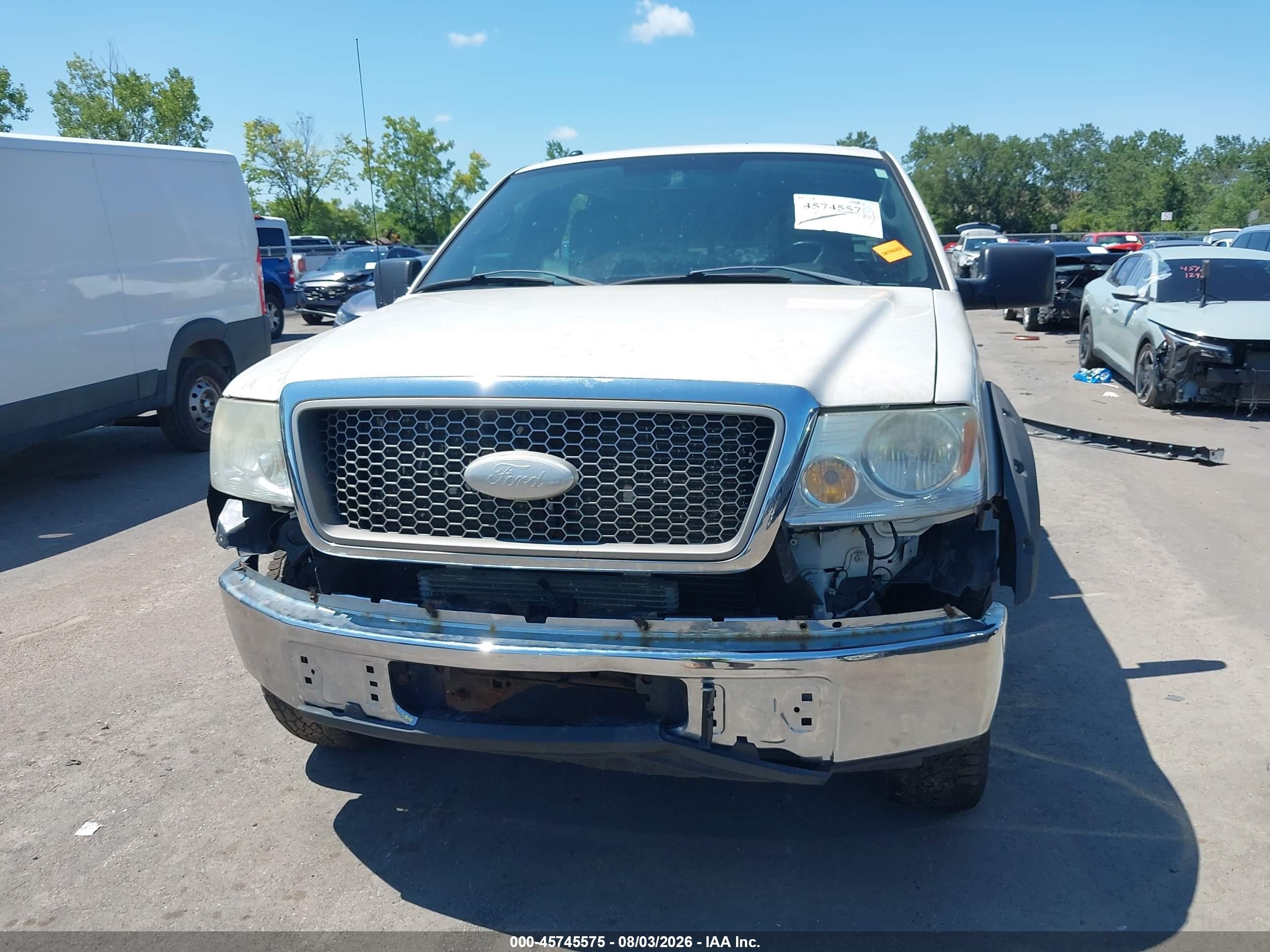 2007 Ford F-150 Fx4/lariat/xlt White vin: 1FTPW14V67FA80338
