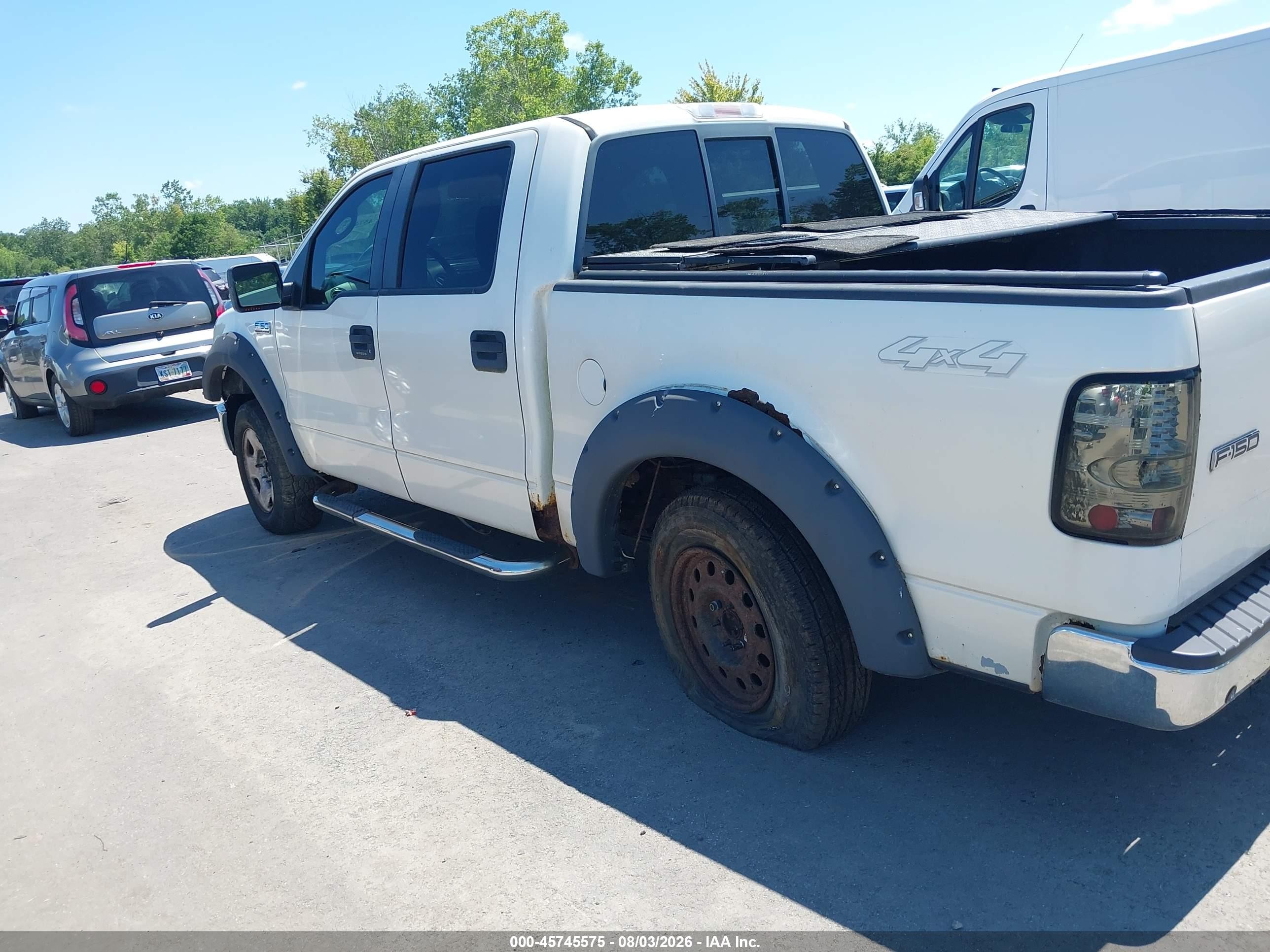 2007 Ford F-150 Fx4/lariat/xlt White vin: 1FTPW14V67FA80338