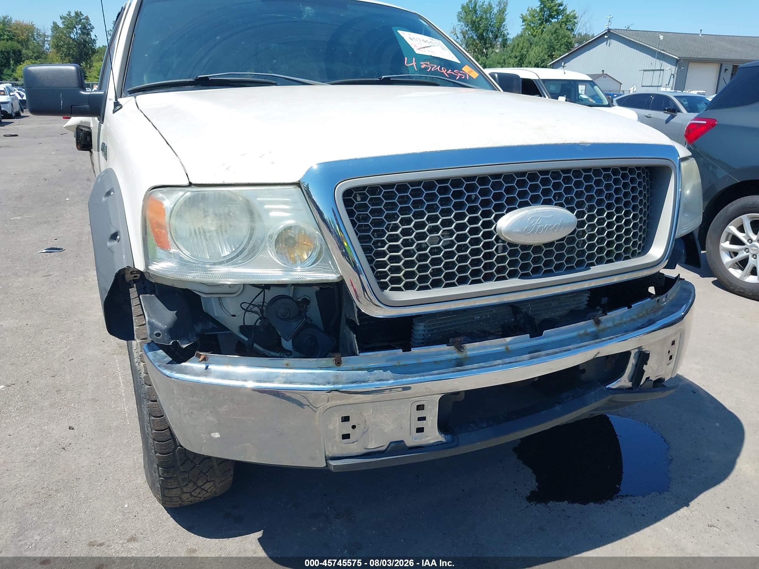 2007 Ford F-150 Fx4/lariat/xlt White vin: 1FTPW14V67FA80338
