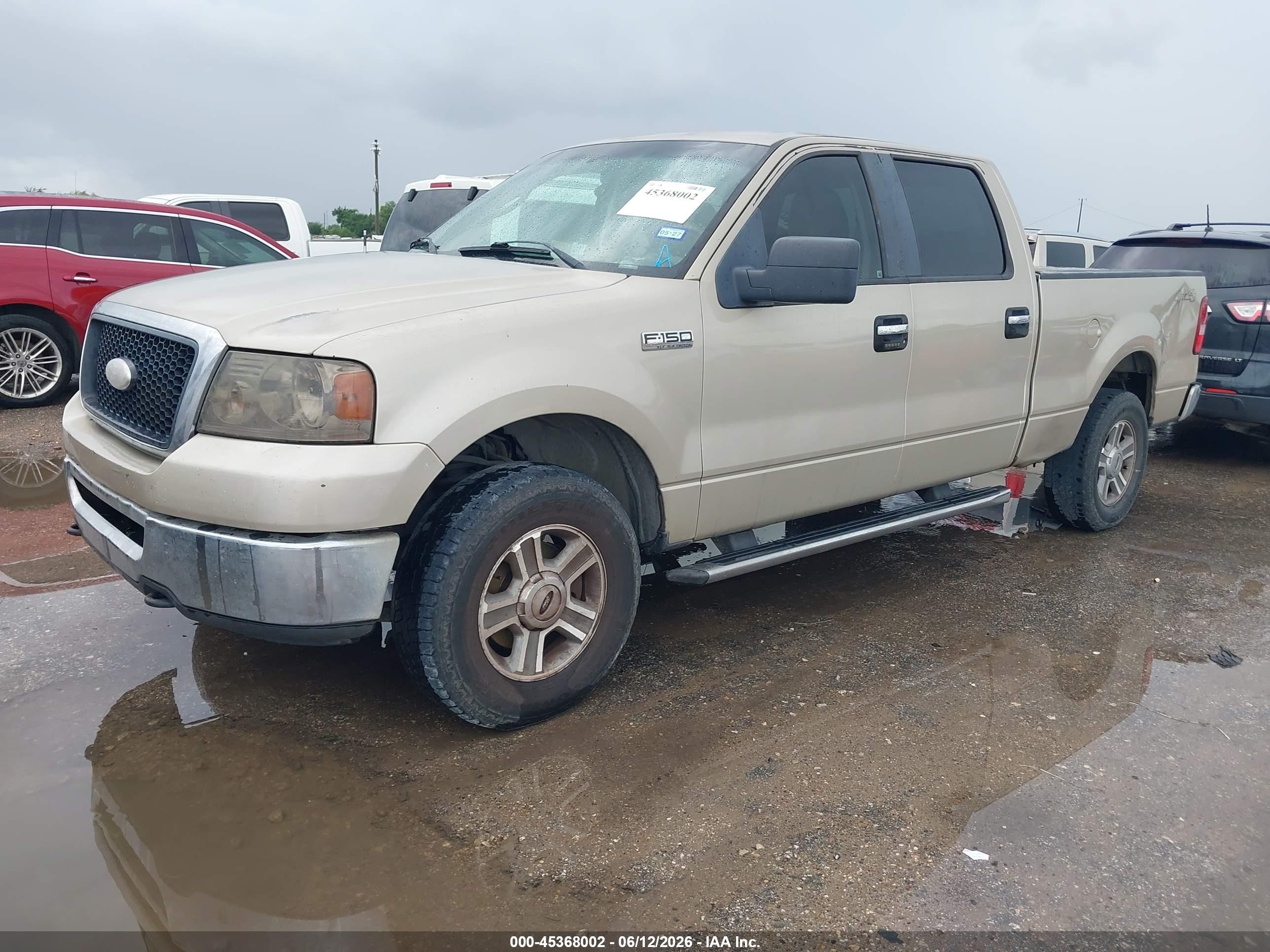 2007 Ford F-150 Fx4/lariat/xlt Beige vin: 1FTPW14V67KB21347