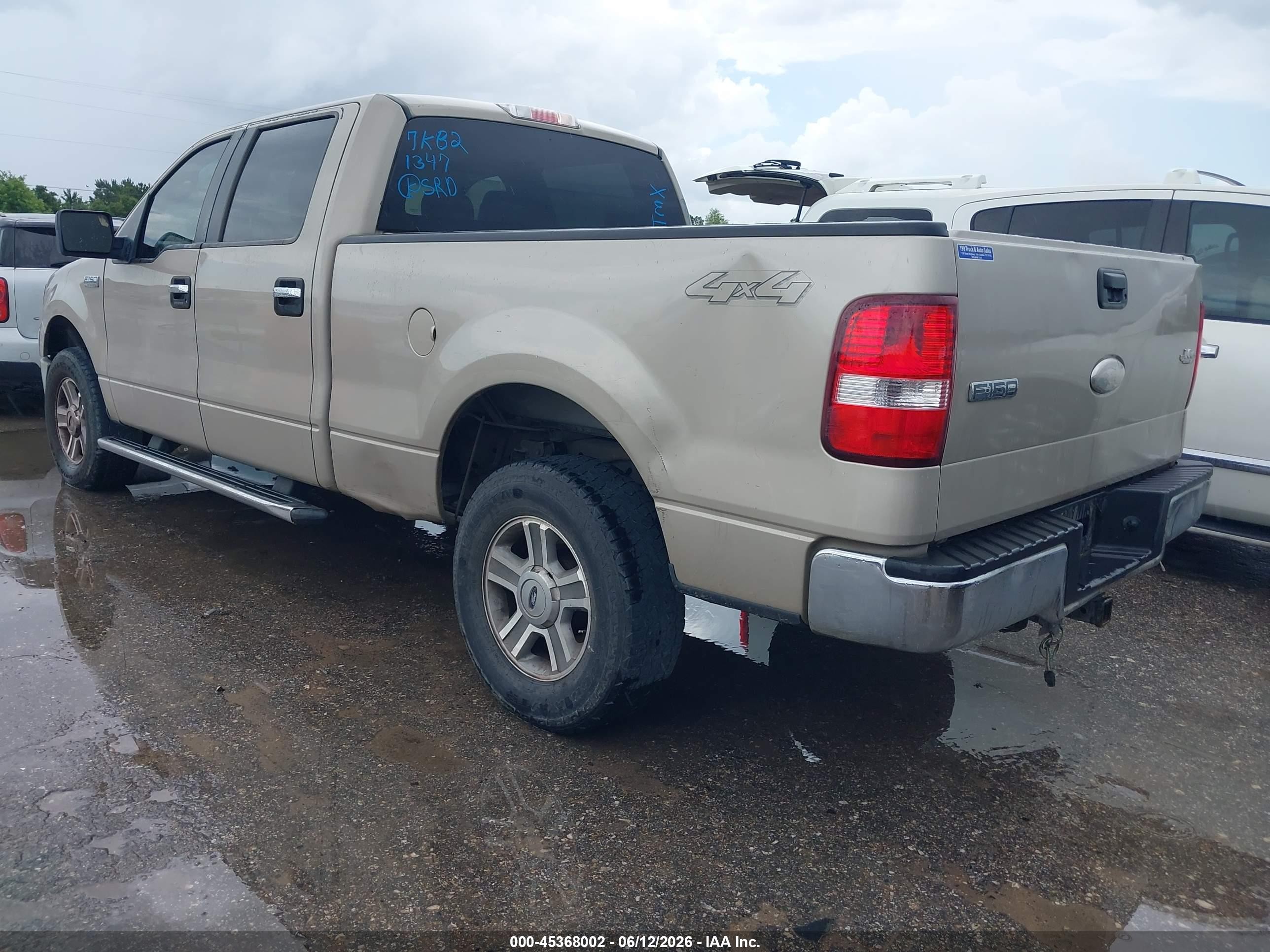 2007 Ford F-150 Fx4/lariat/xlt Beige vin: 1FTPW14V67KB21347