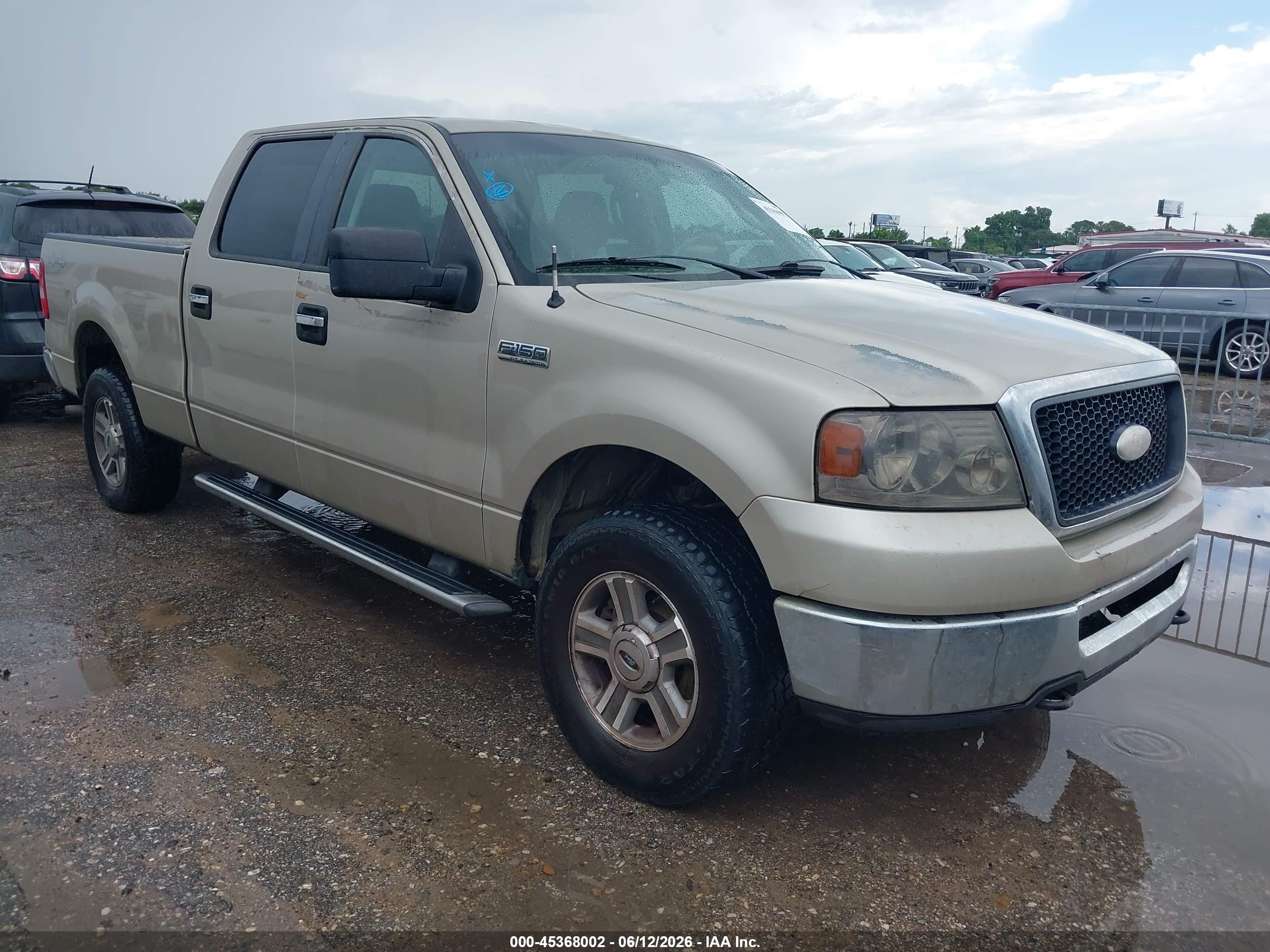 2007 Ford F-150 Fx4/lariat/xlt Beige vin: 1FTPW14V67KB21347