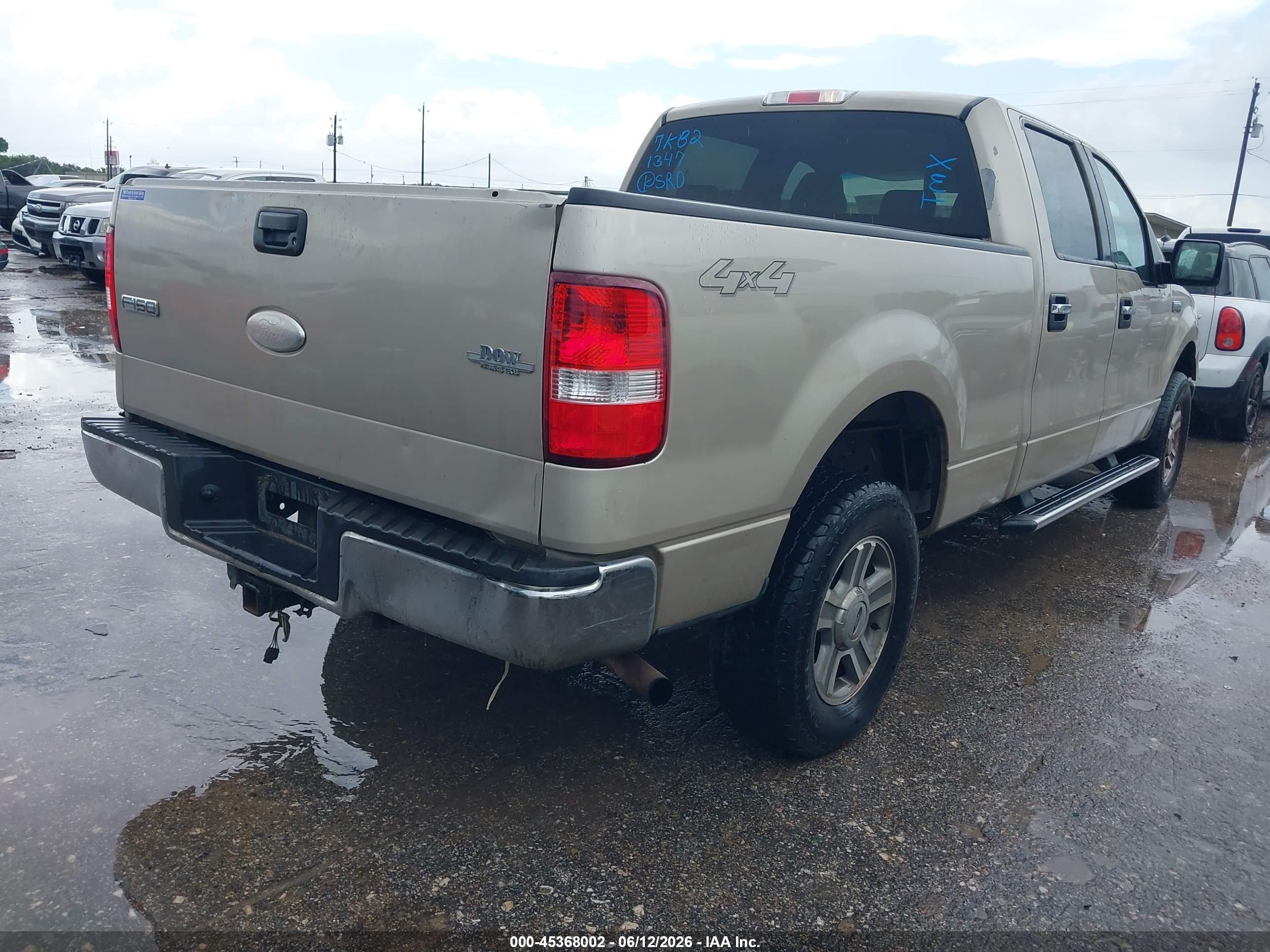 2007 Ford F-150 Fx4/lariat/xlt Beige vin: 1FTPW14V67KB21347