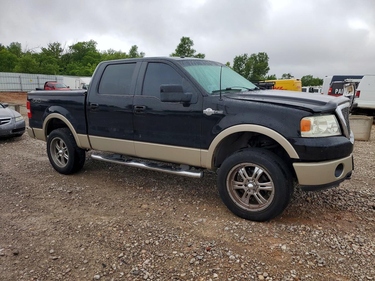 2007 Ford F150 Supercrew Black vin: 1FTPW14V67KB23289