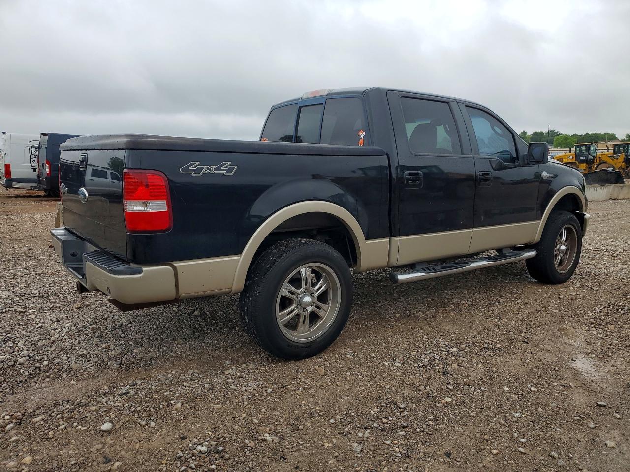2007 Ford F150 Supercrew Black vin: 1FTPW14V67KB23289