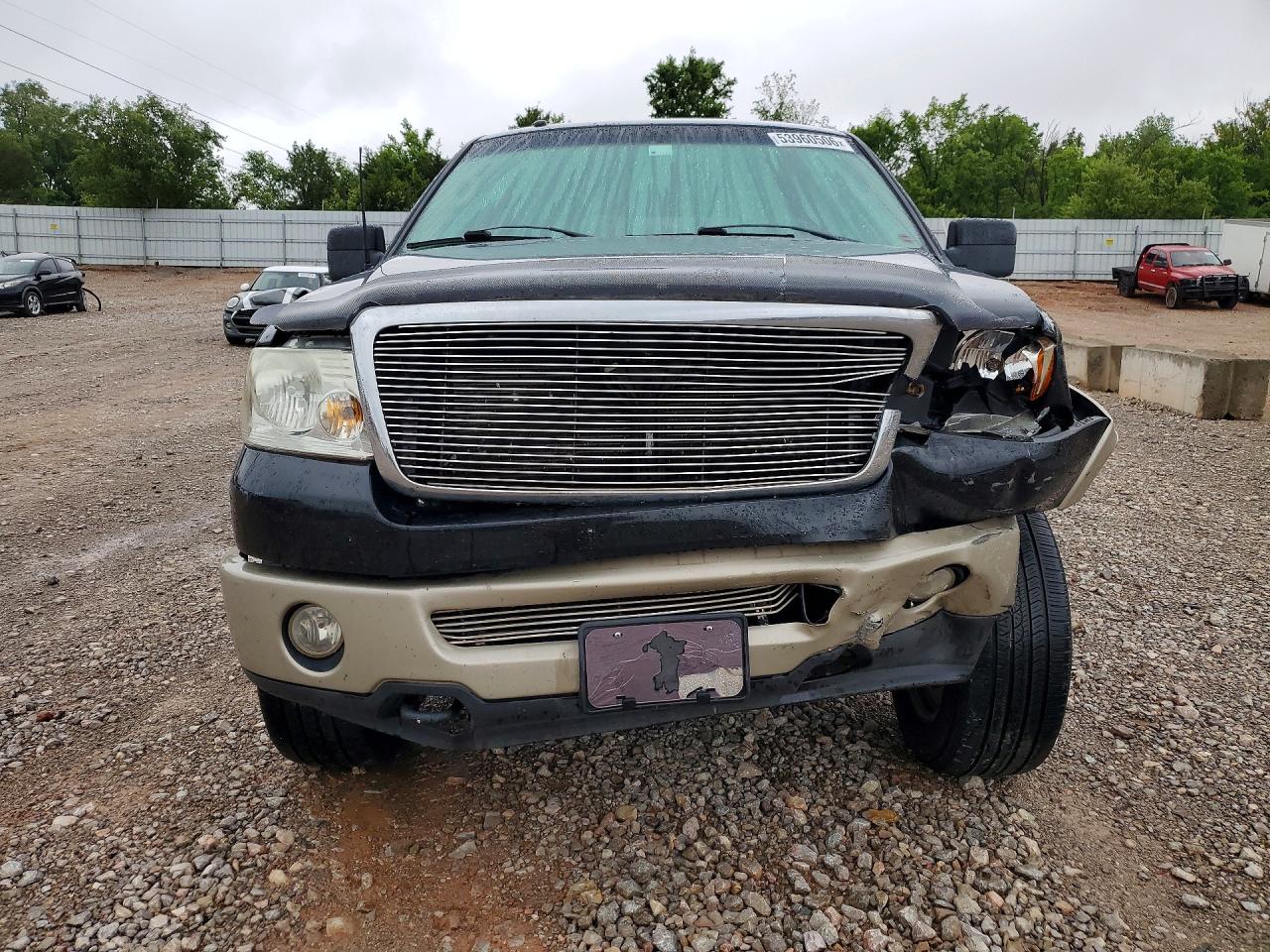 2007 Ford F150 Supercrew Black vin: 1FTPW14V67KB23289