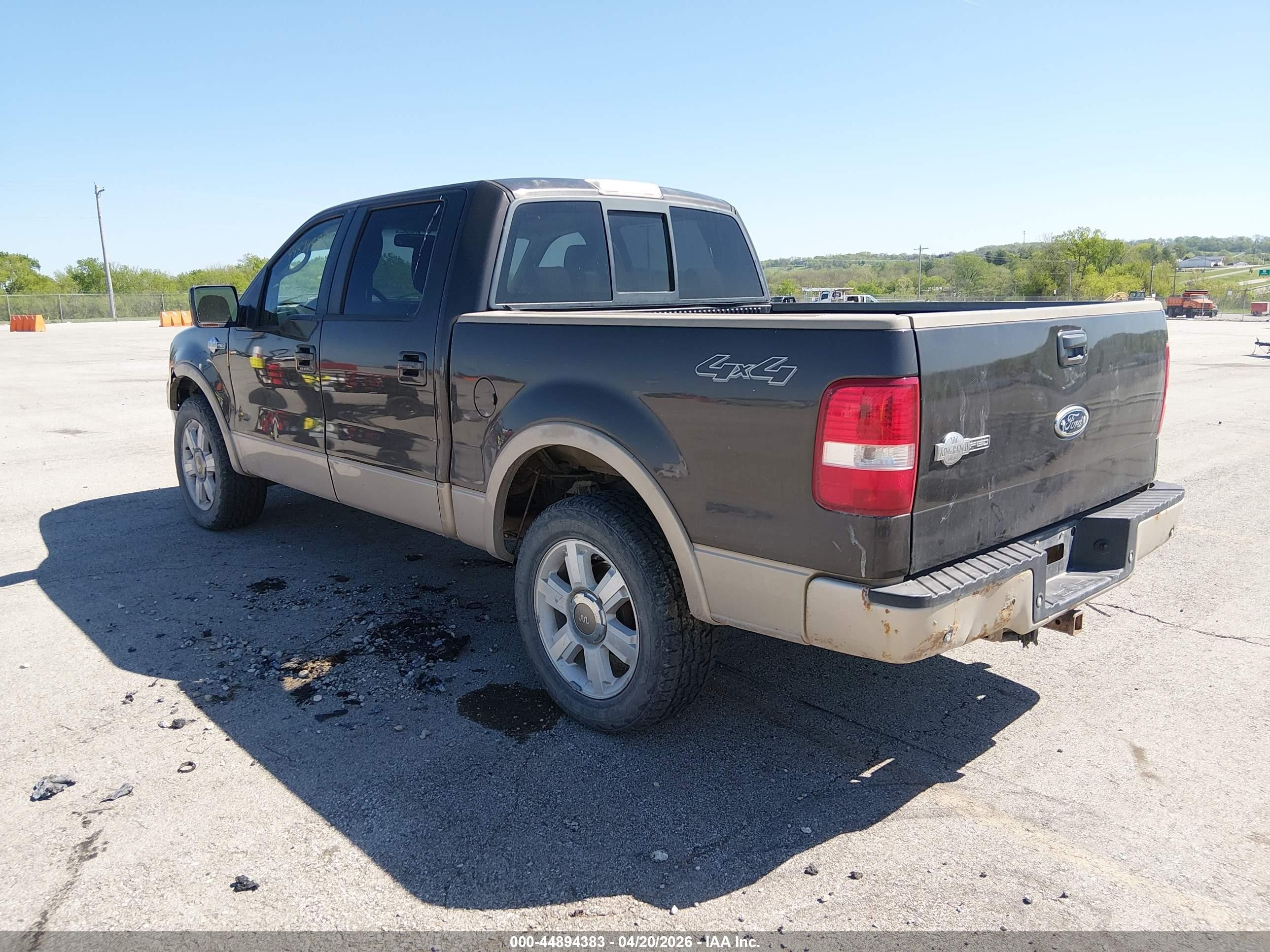 2007 Ford F-150 Fx4/lariat/xlt Желто-коричневый vin: 1FTPW14V67KC79090