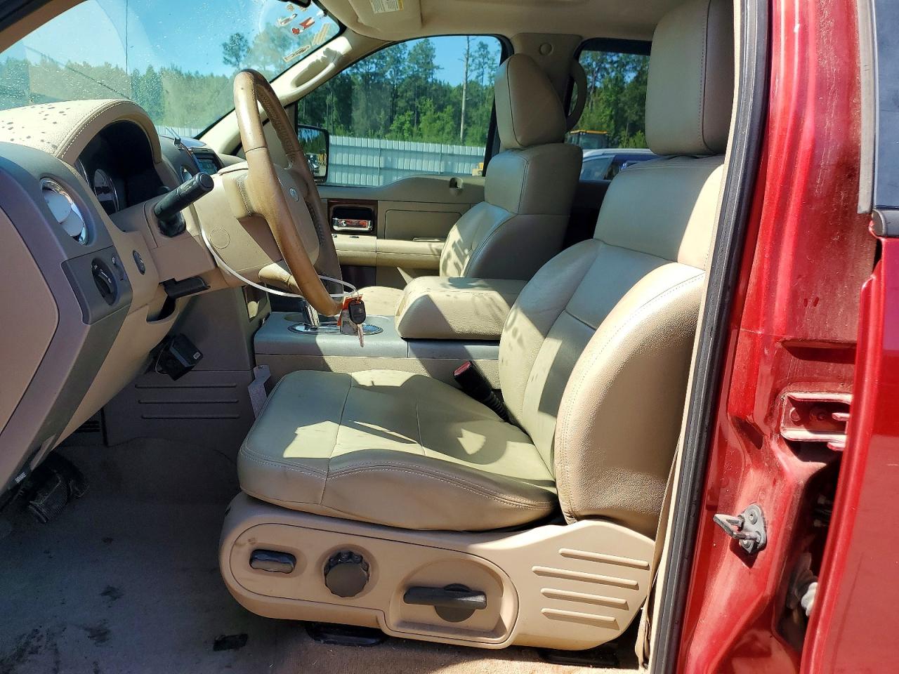 2007 Ford F150 Supercrew Burgundy vin: 1FTPW14V67KC95872