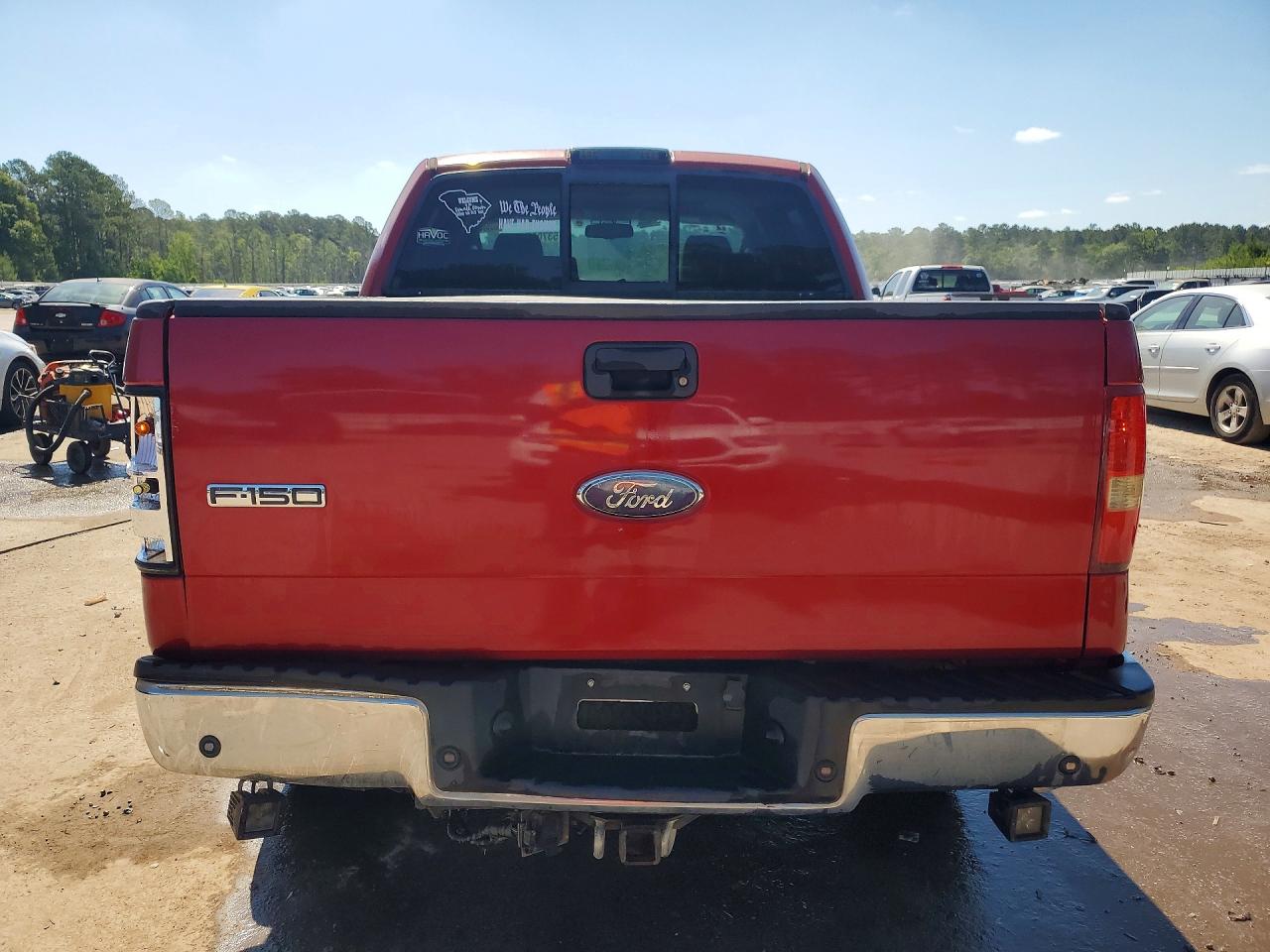 2007 Ford F150 Supercrew Burgundy vin: 1FTPW14V67KC95872